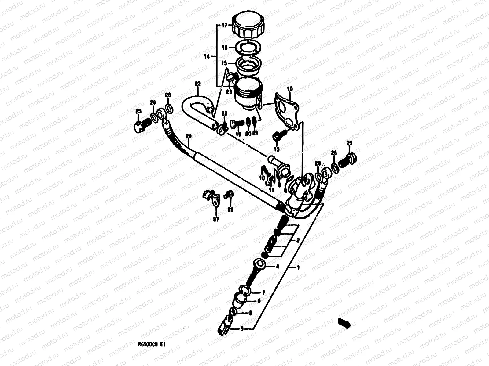 55 - REAR MASTER CYLINDER