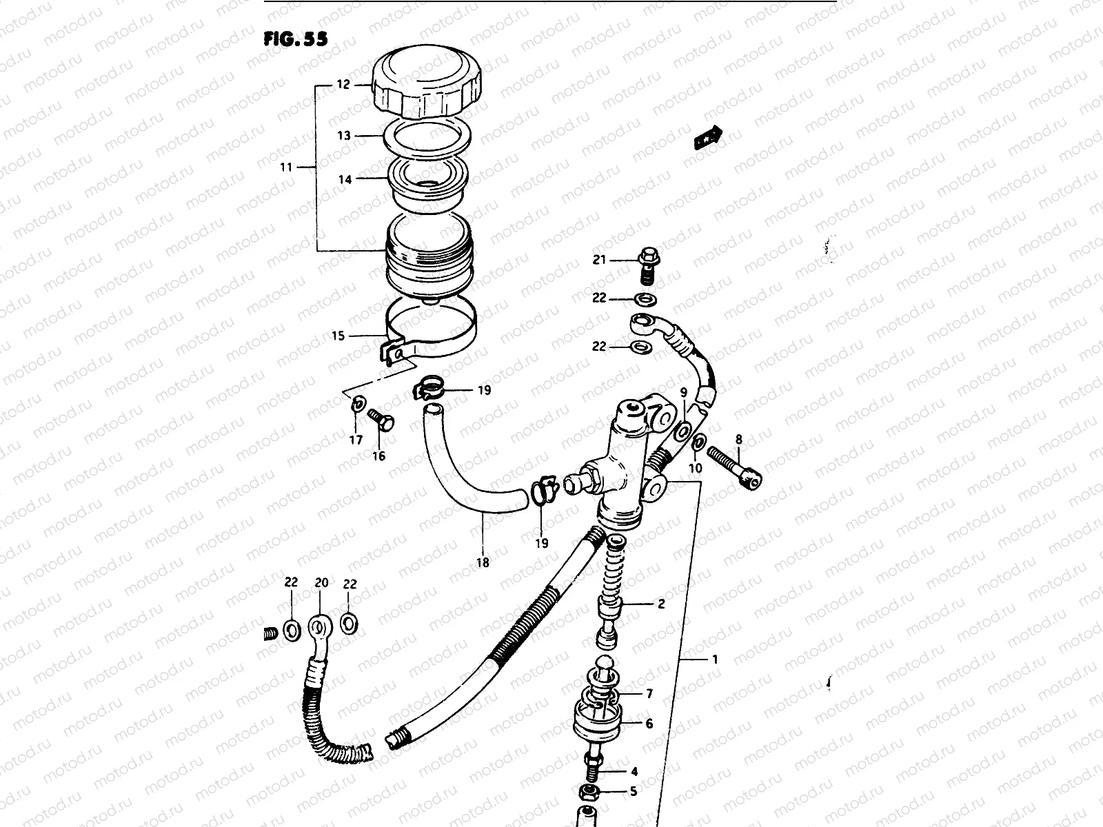 55 - REAR MASTER CYLINDER