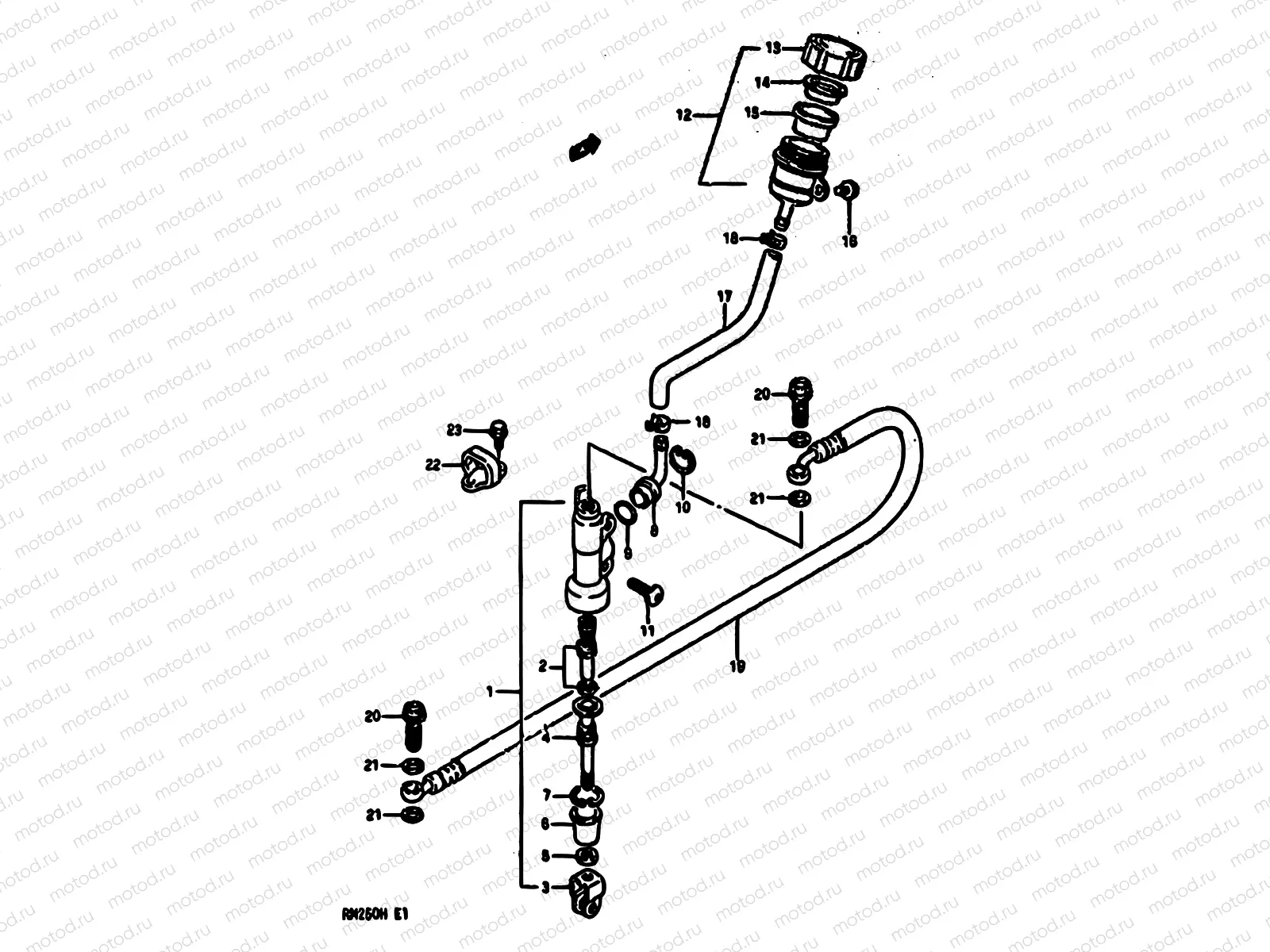 55 - REAR MASTER CYLINDER (MODEL H)