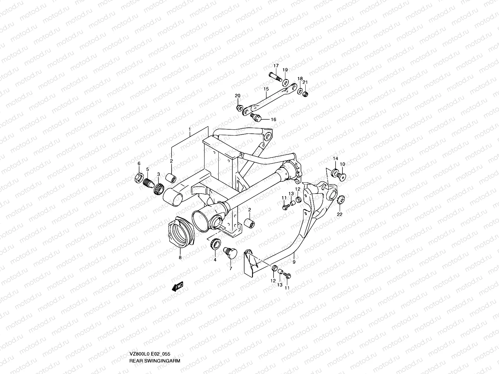 55 - REAR SWINGING ARM