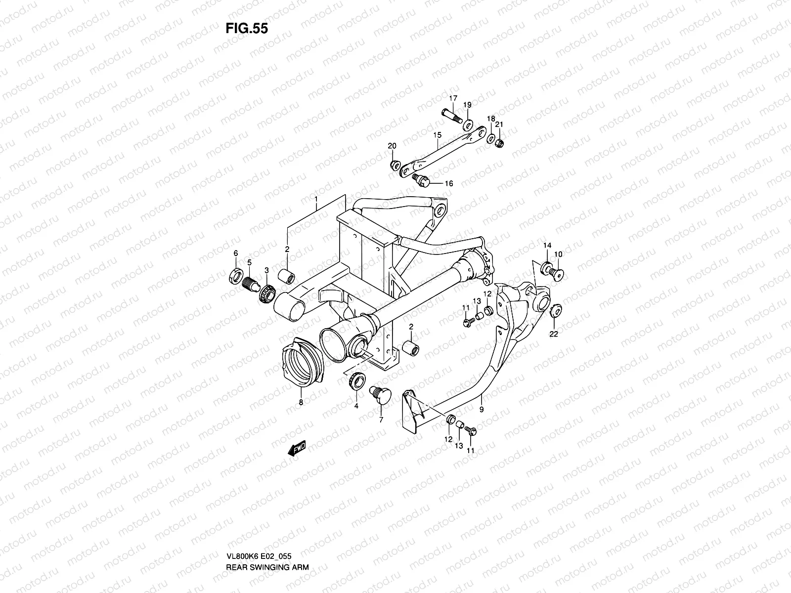 55 - REAR SWINGING ARM