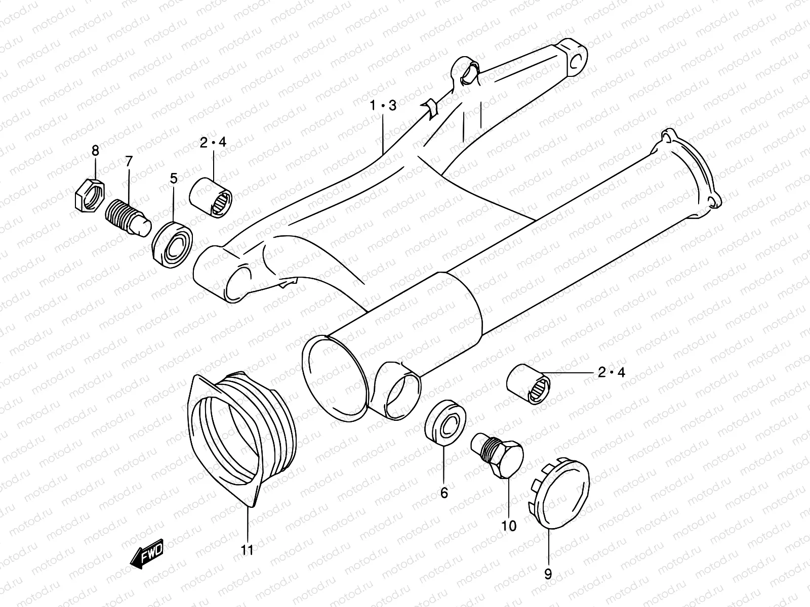 55 - REAR SWINGING ARM