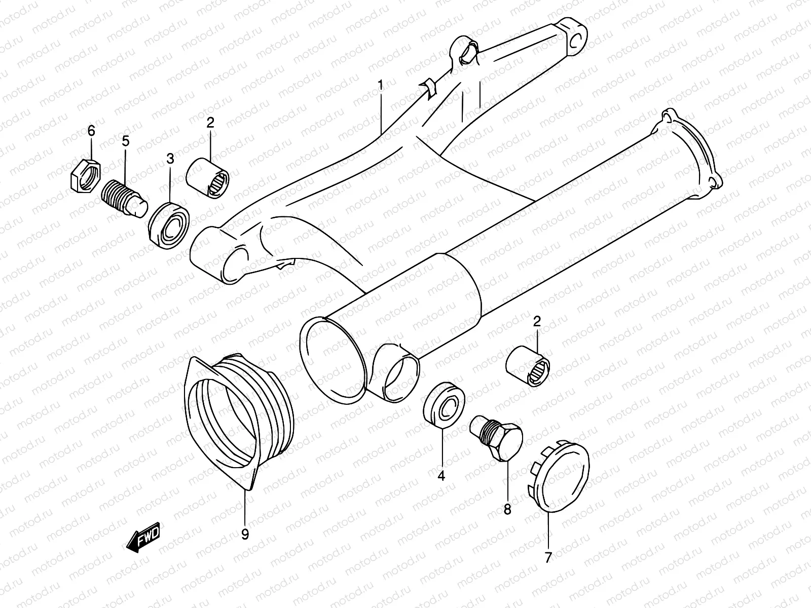 55 - REAR SWINGING ARM