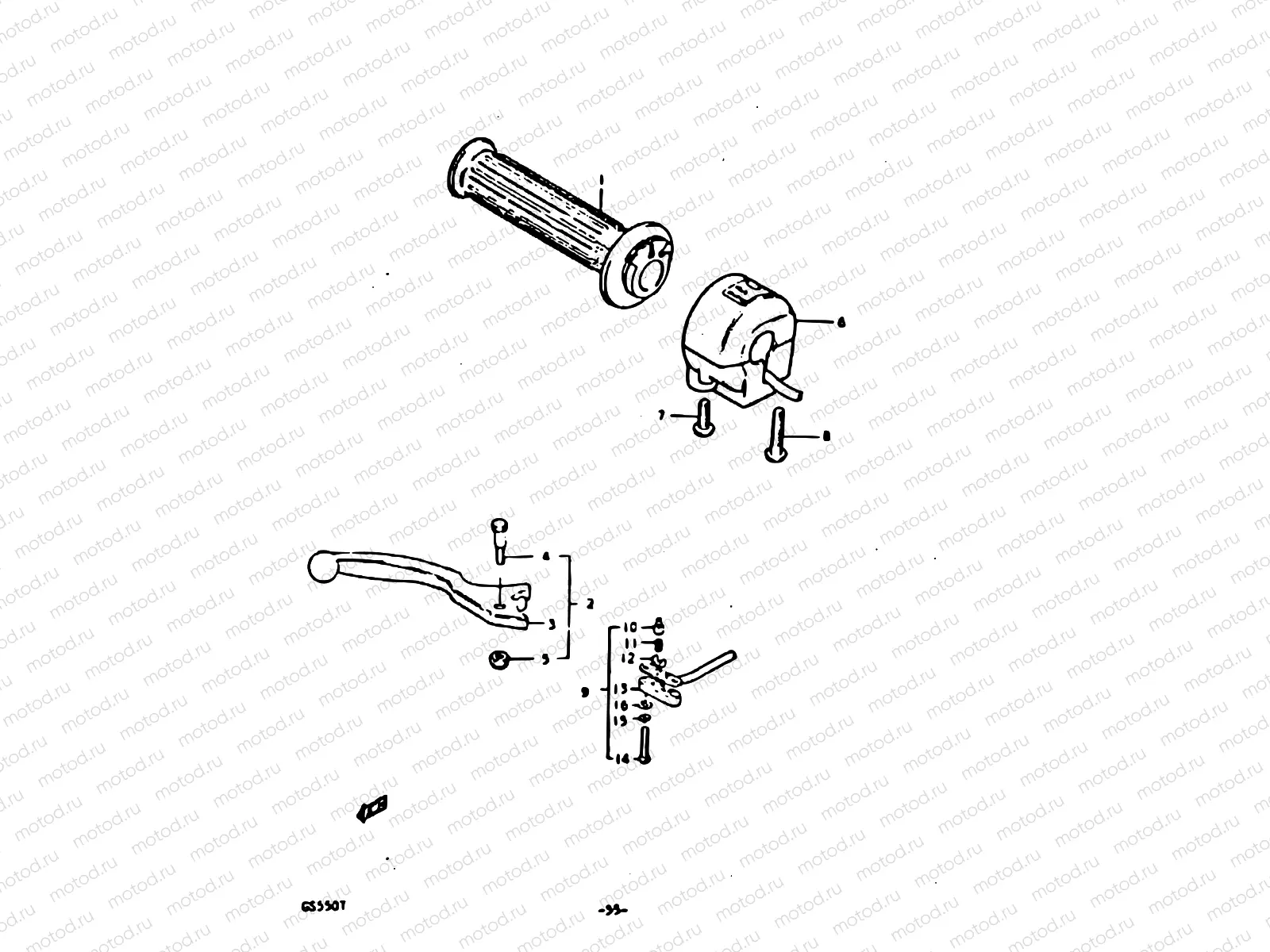 55 - RIGHT HANDLE SWITCH