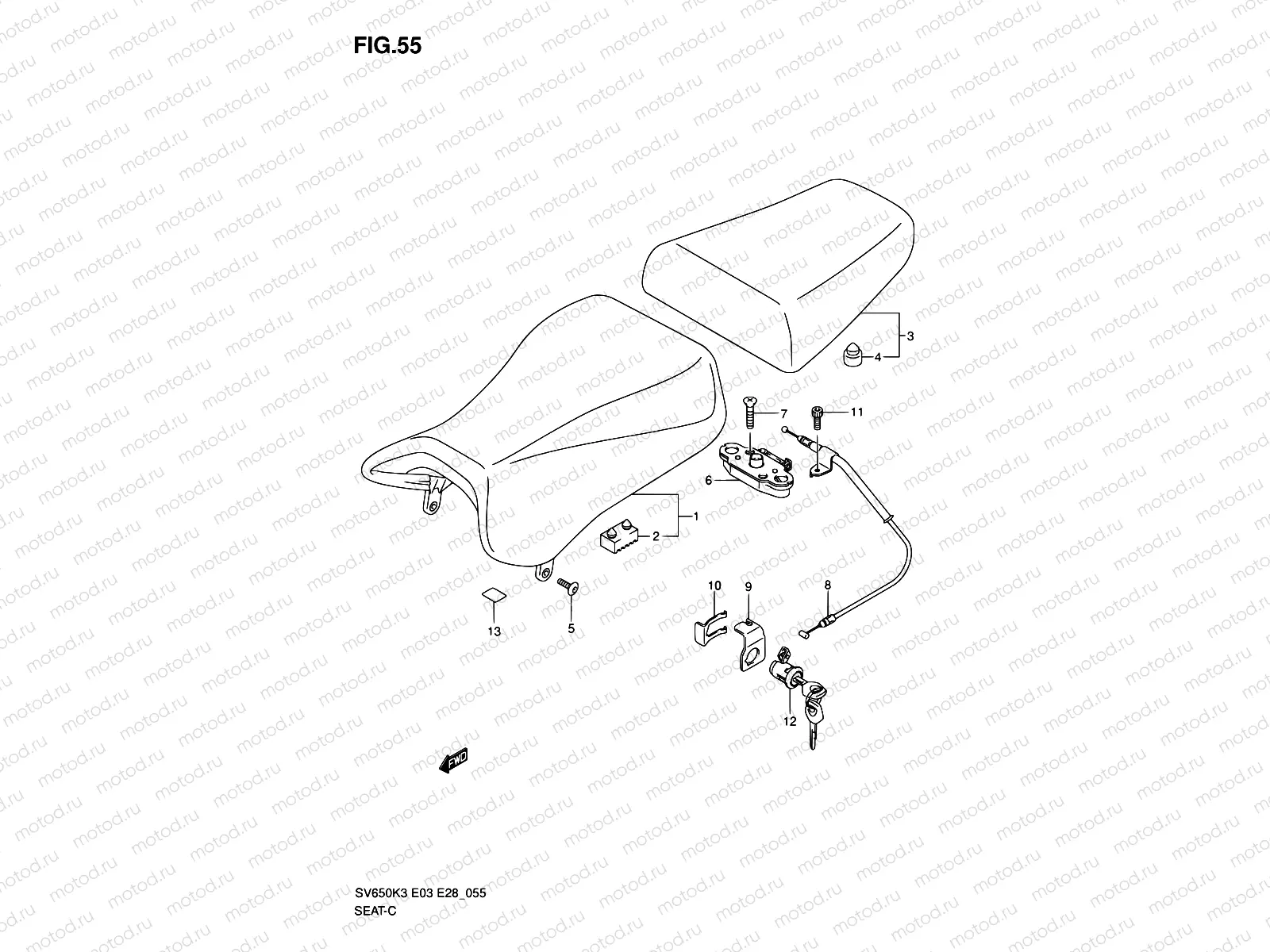 55 - SEAT (MODEL K3)