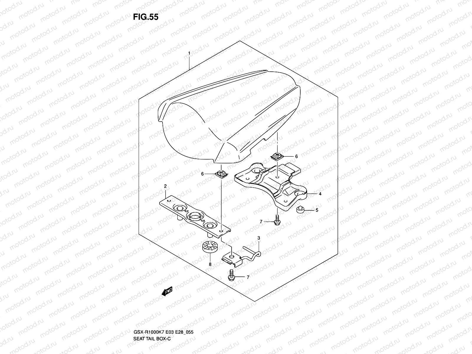 55 - SEAT TAIL BOX
