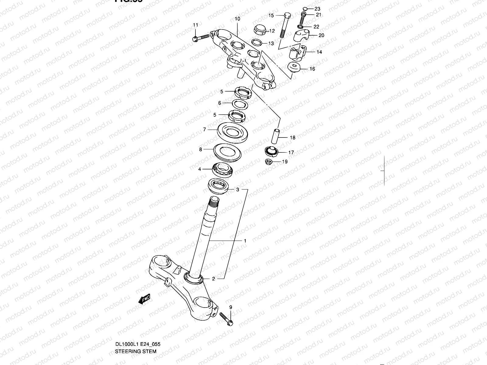 55 - STEERING STEM