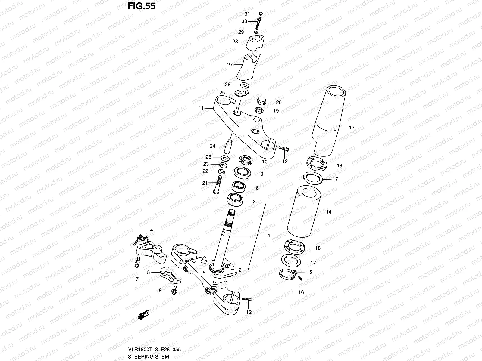 55 - STEERING STEM