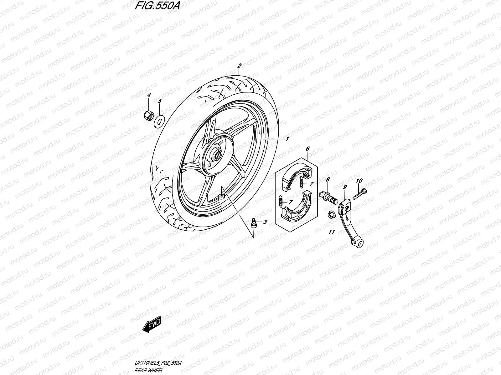 550A - REAR WHEEL