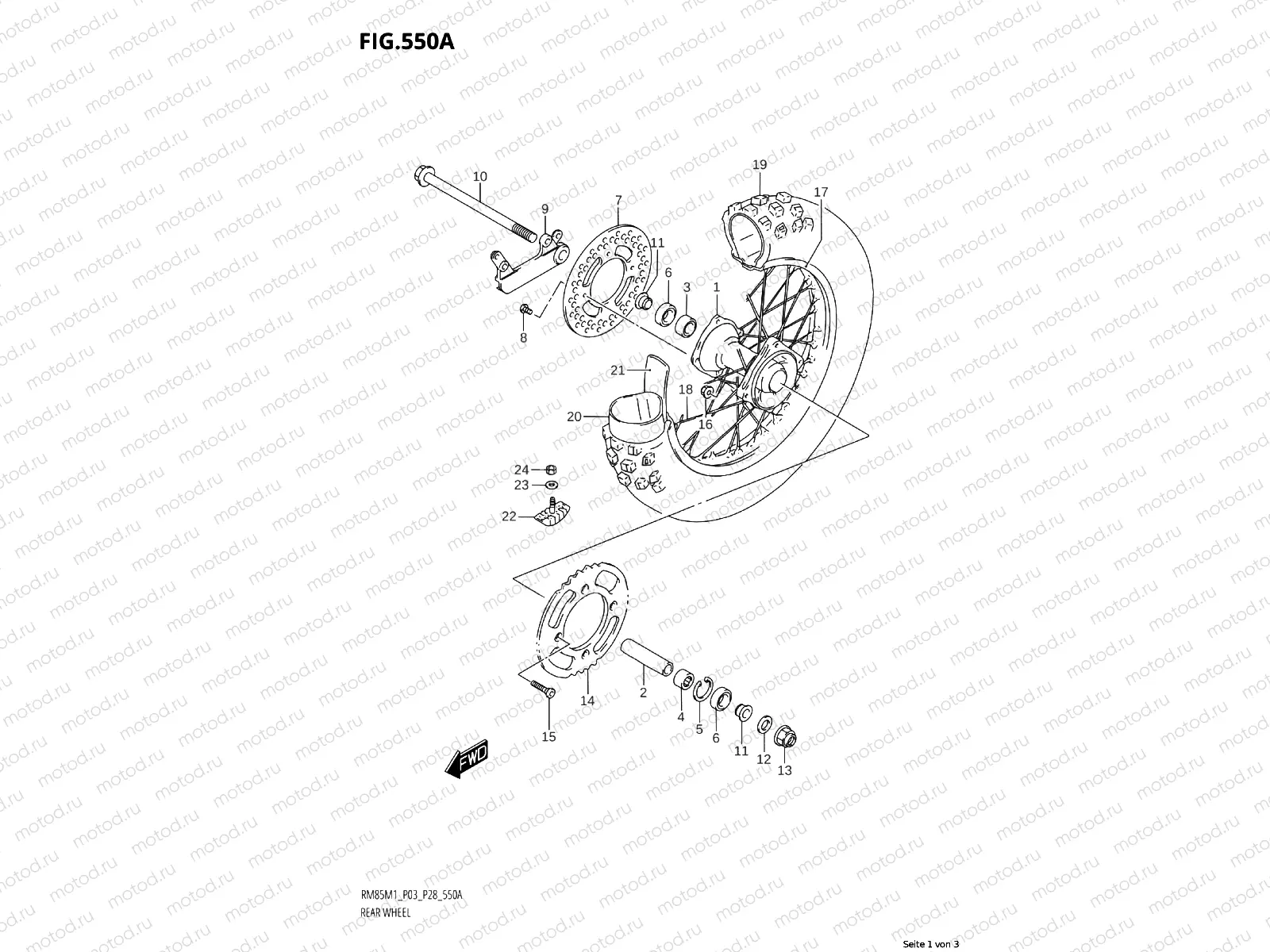 550A - REAR WHEEL
