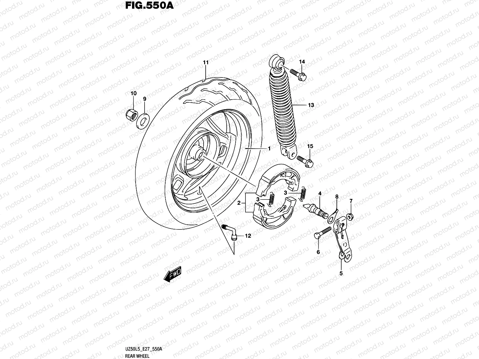 550A - REAR WHEEL