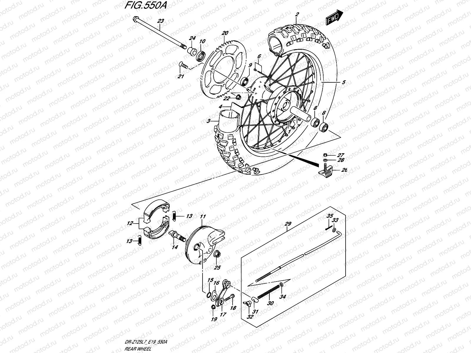 550A - REAR WHEEL
