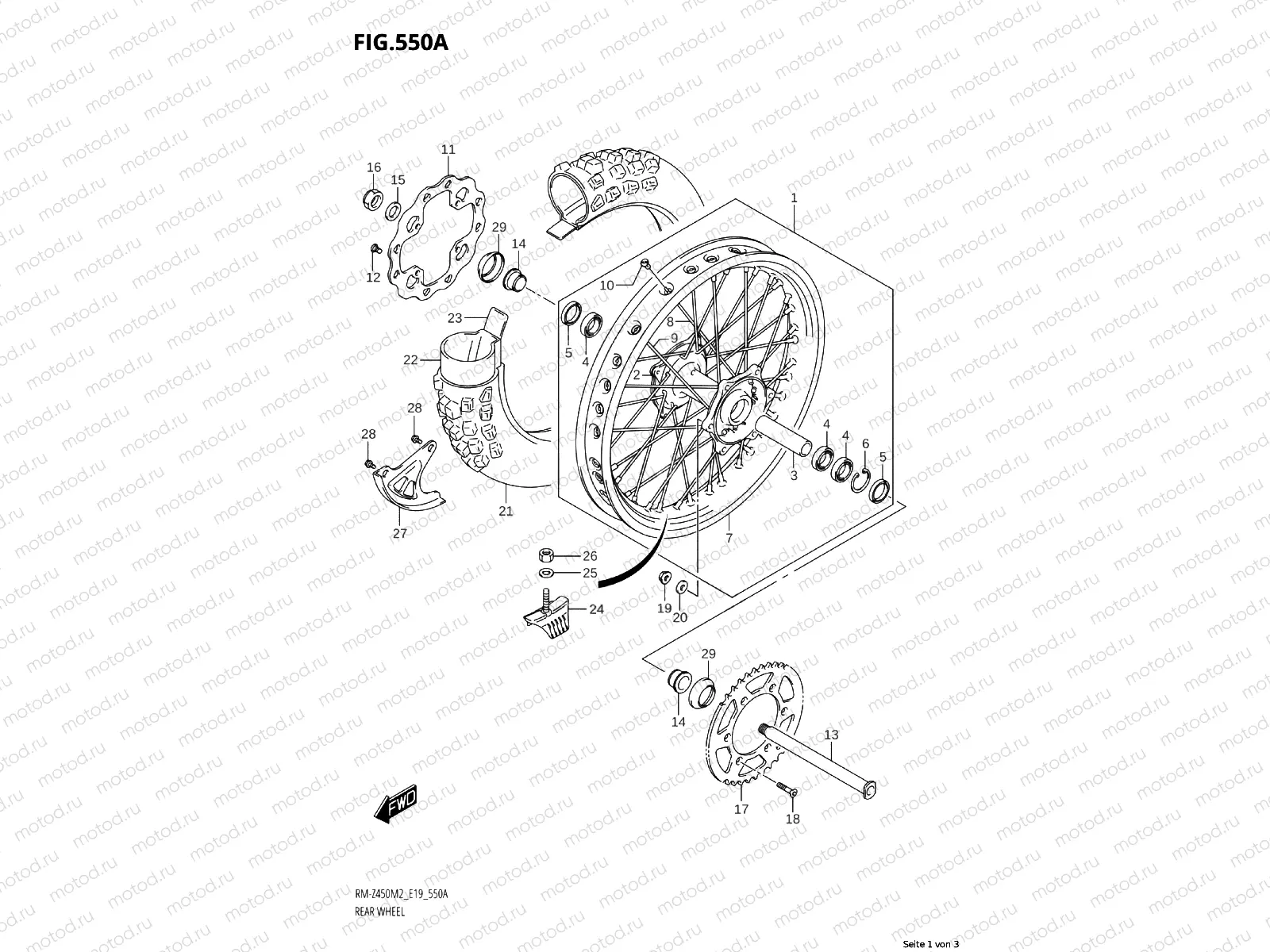 550A - REAR WHEEL