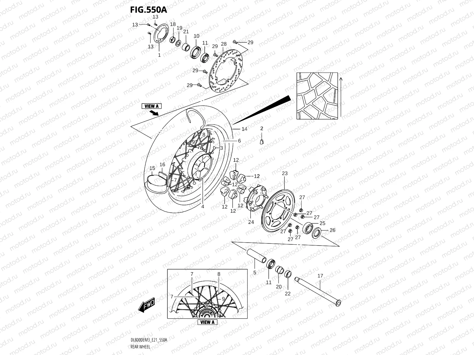 550A - REAR WHEEL