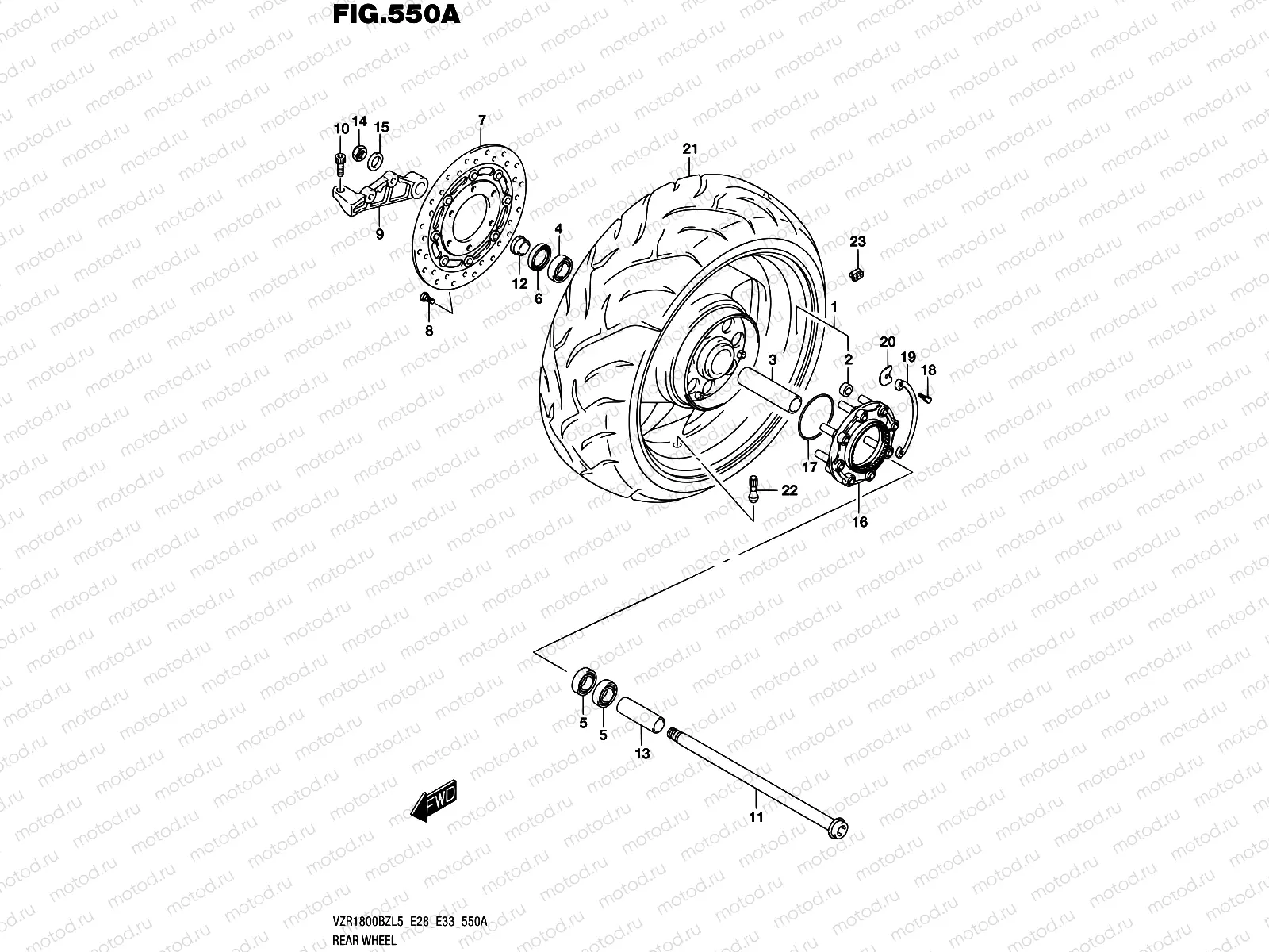 550A - REAR WHEEL