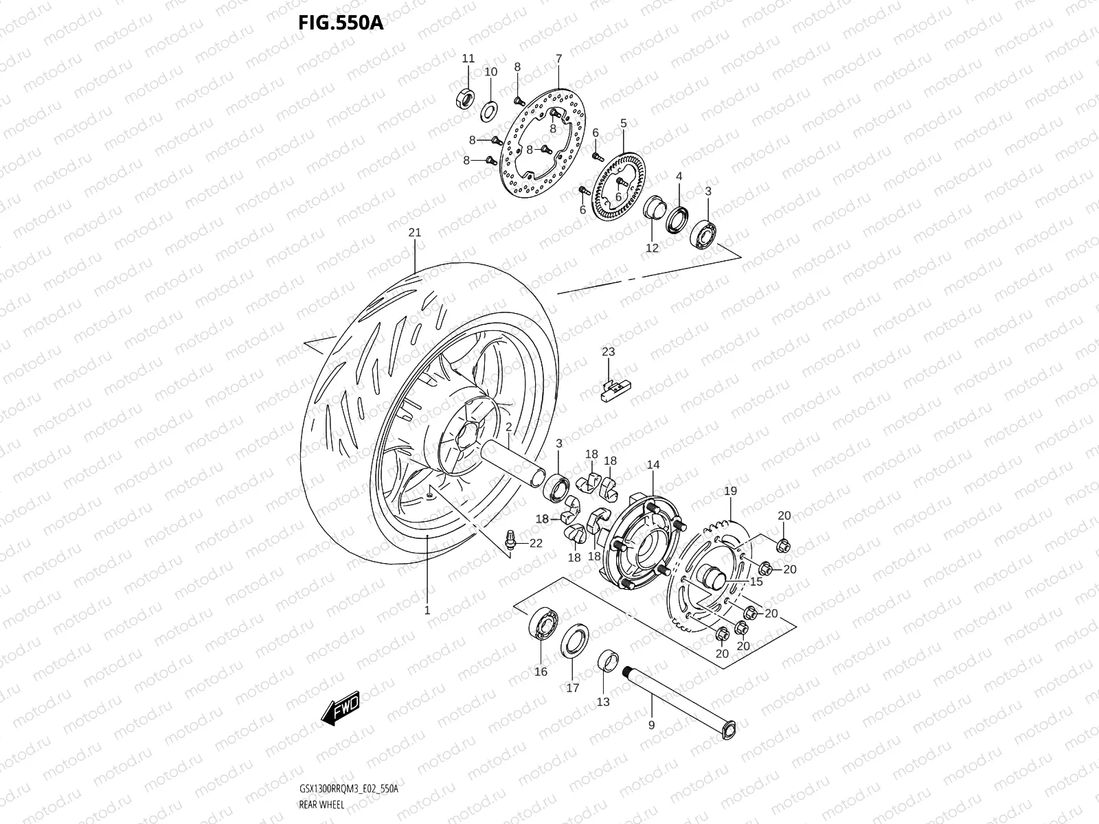 550A - REAR WHEEL