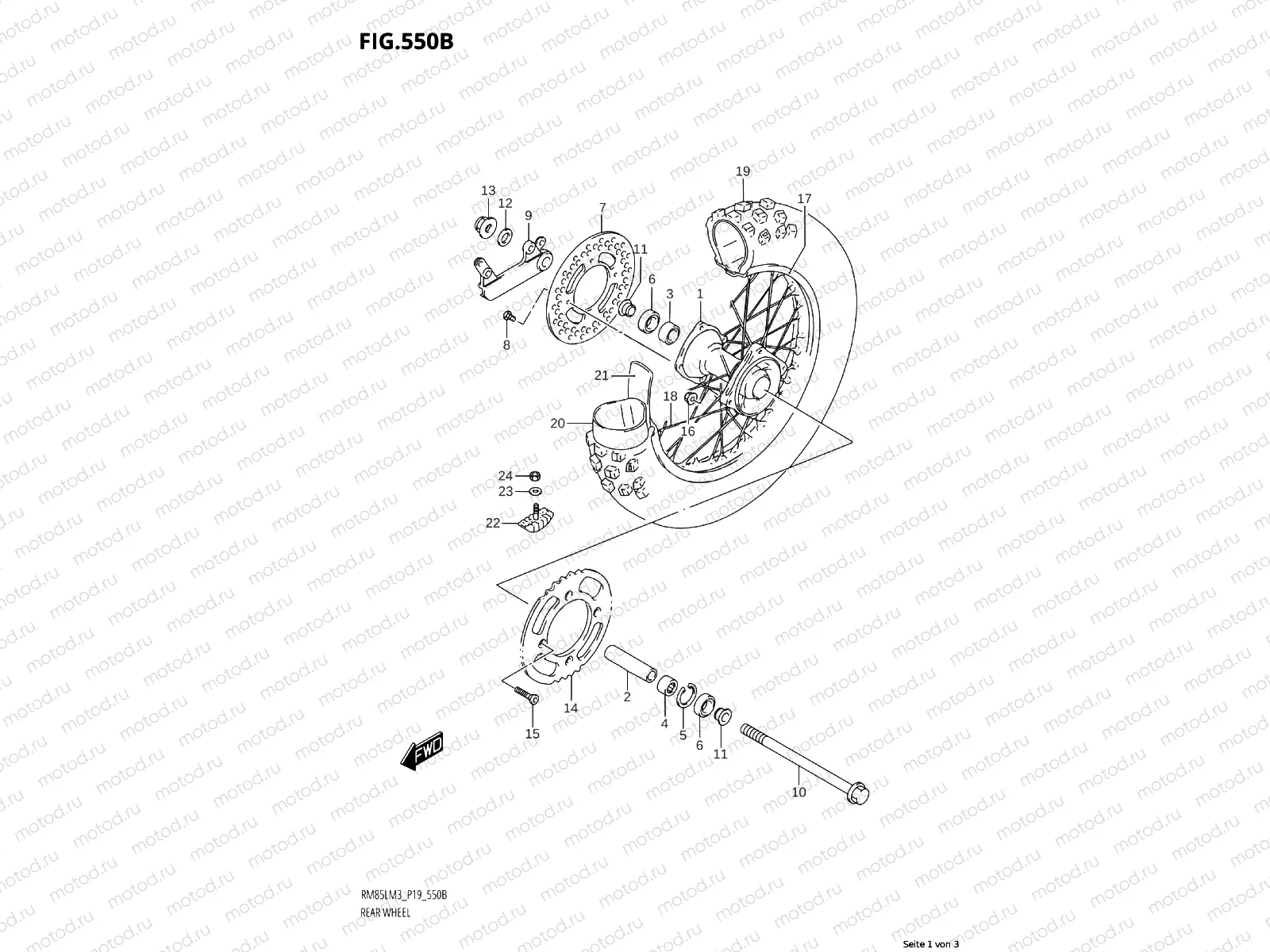 550B - REAR WHEEL