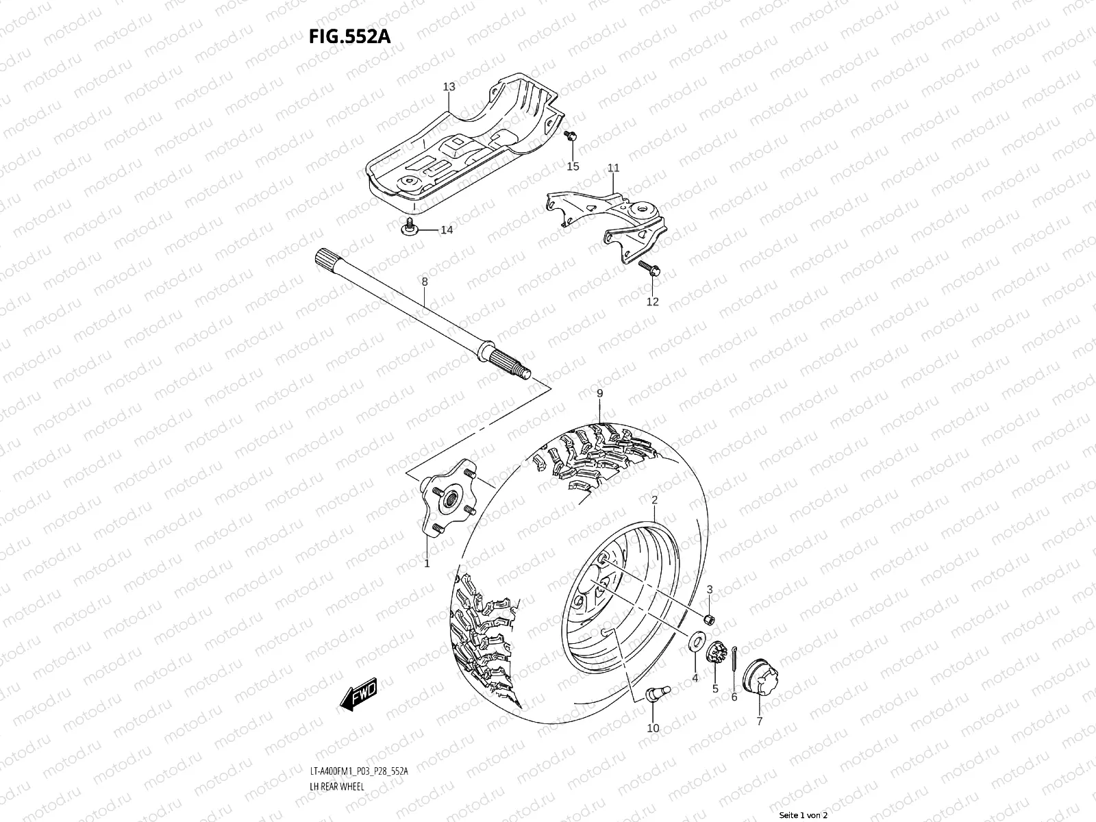 552A - LH REAR WHEEL