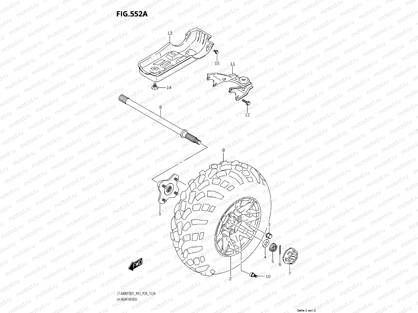 552A - LH REAR WHEEL