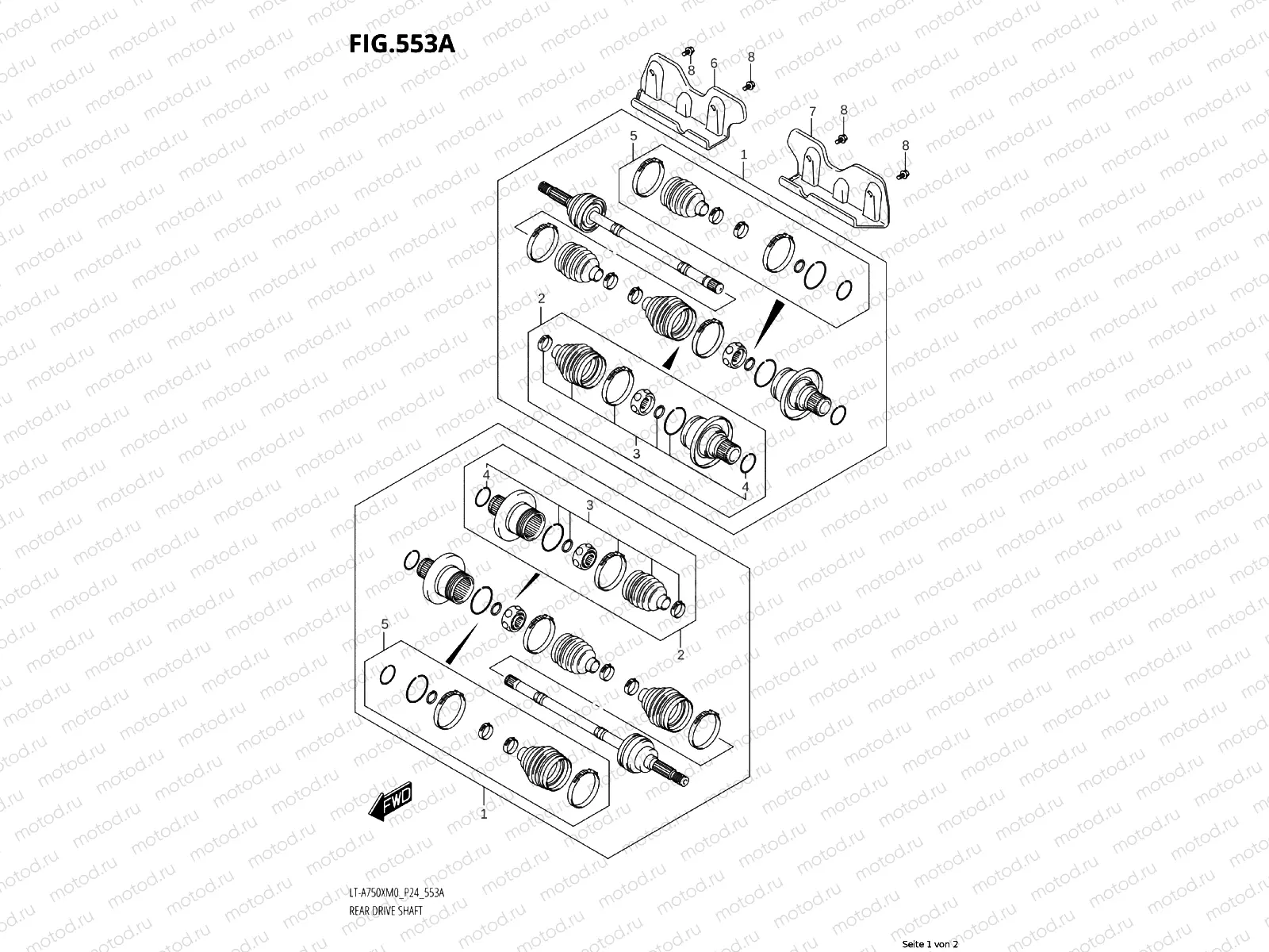 553A - REAR DRIVE SHAFT