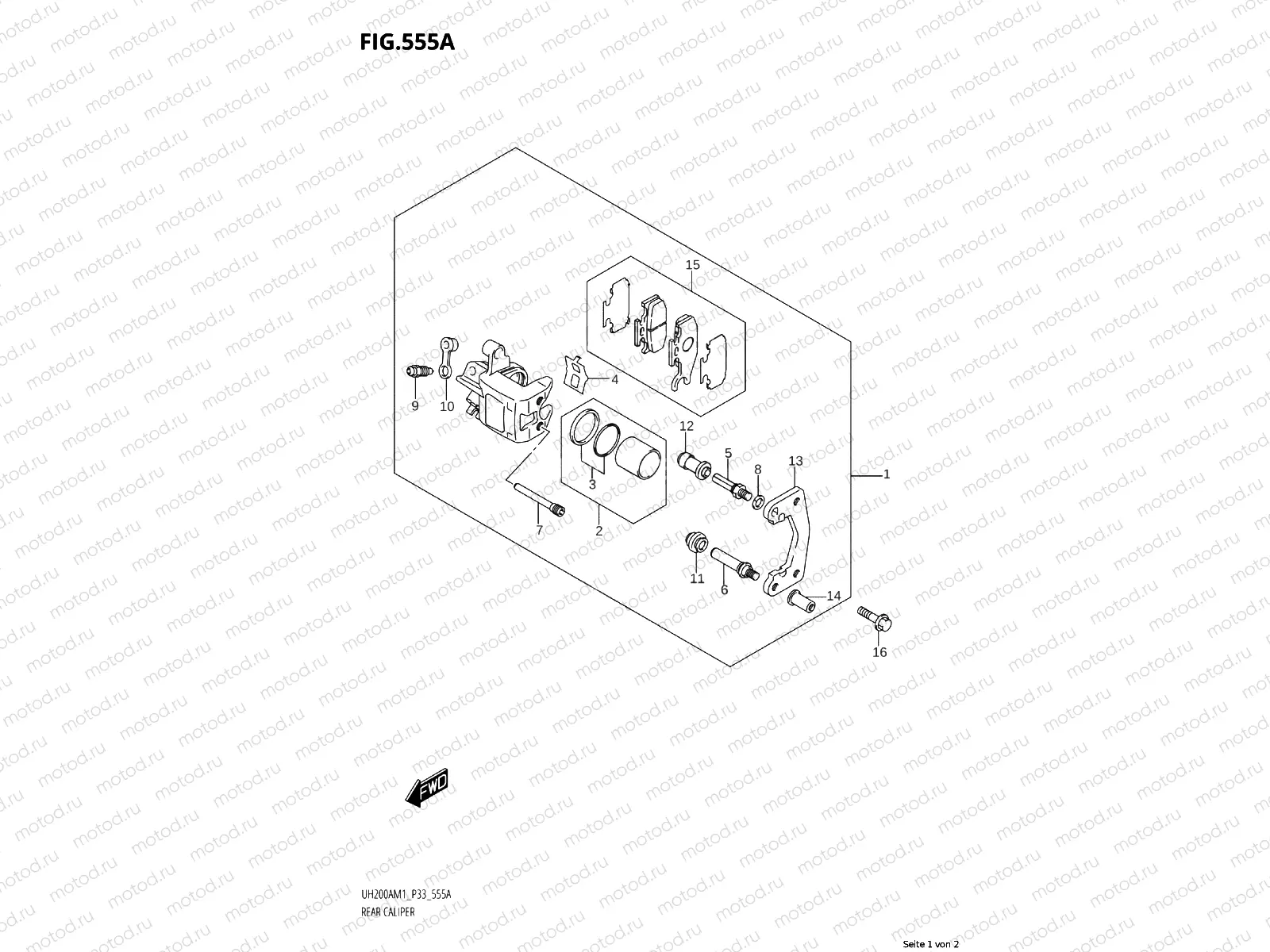 555A - REAR CALIPER