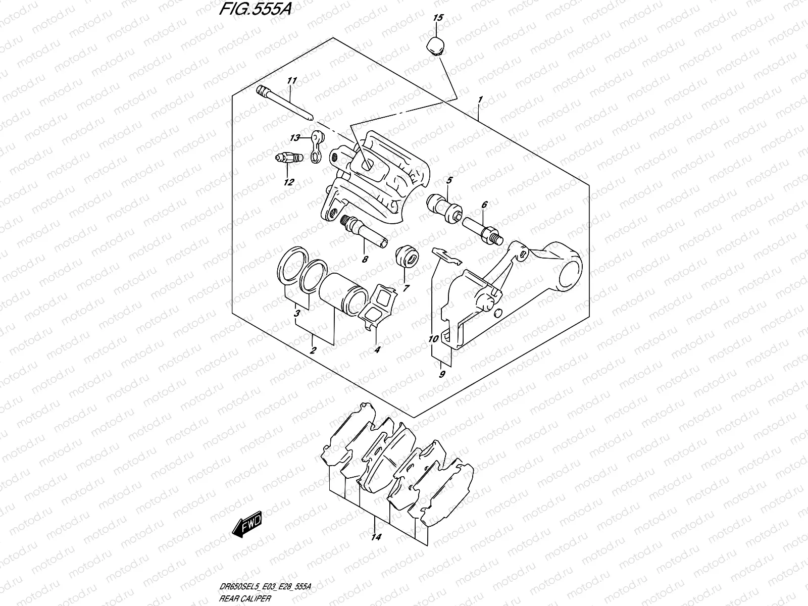 555A - REAR CALIPER