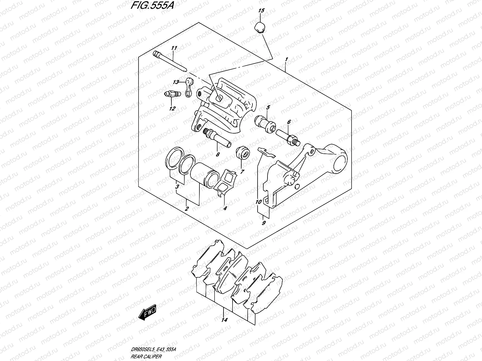 555A - REAR CALIPER