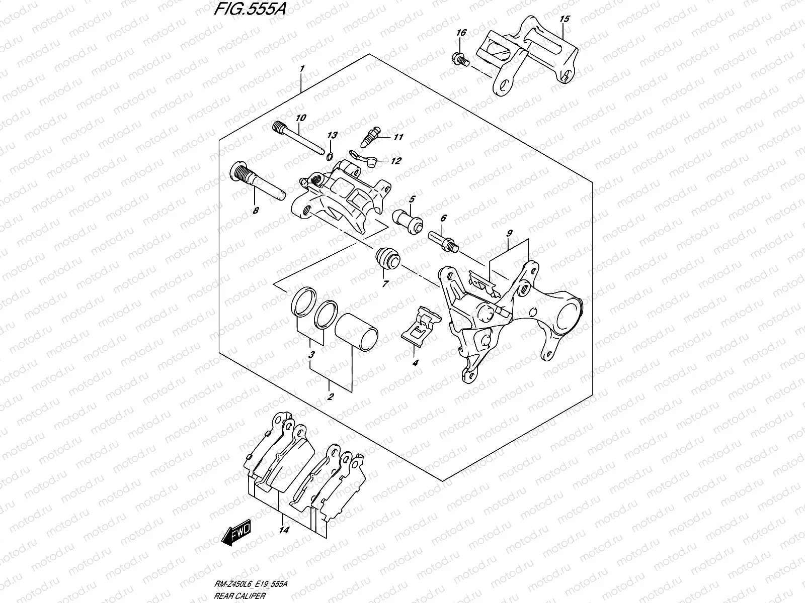 555A - REAR CALIPER