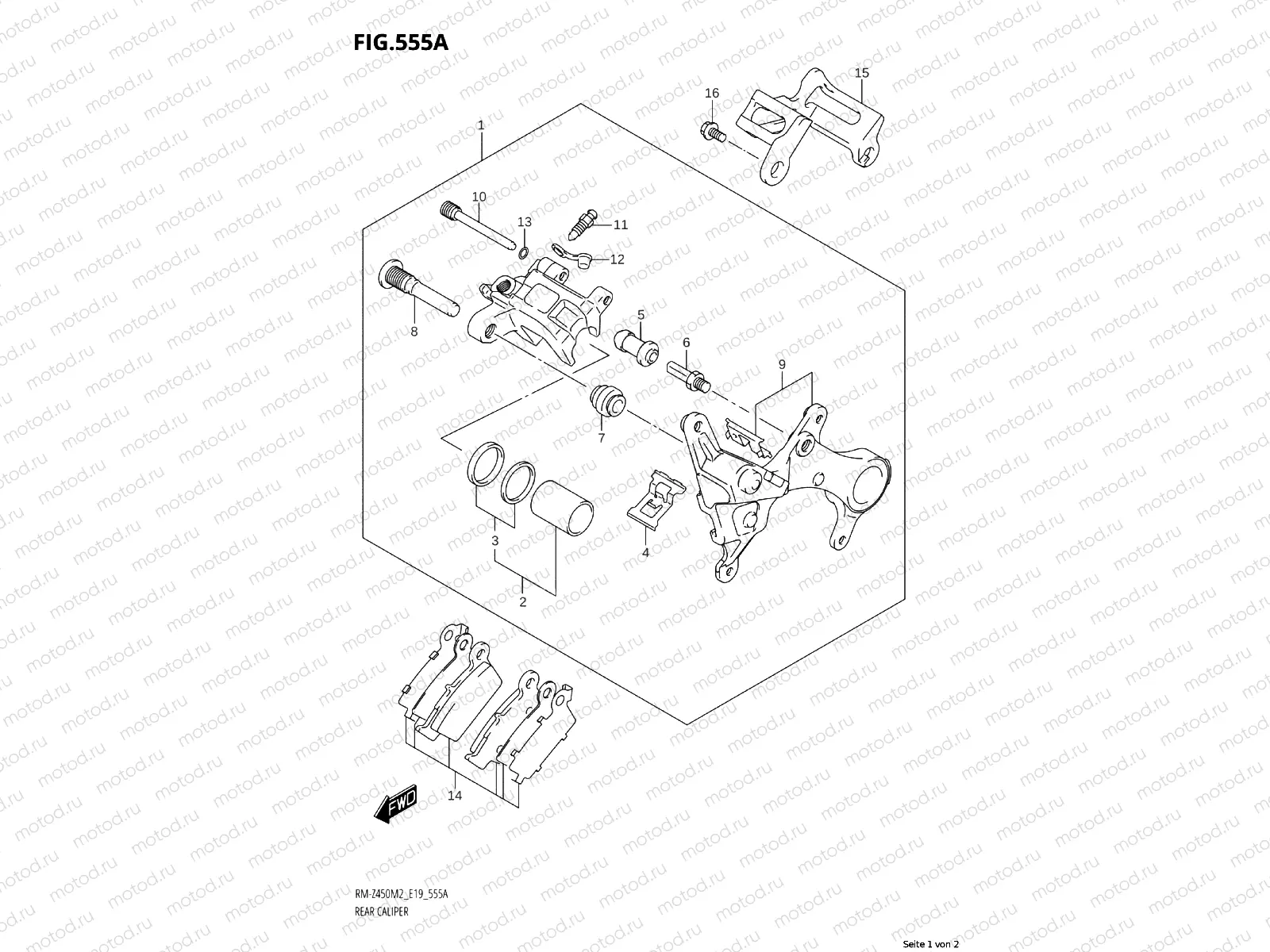 555A - REAR CALIPER