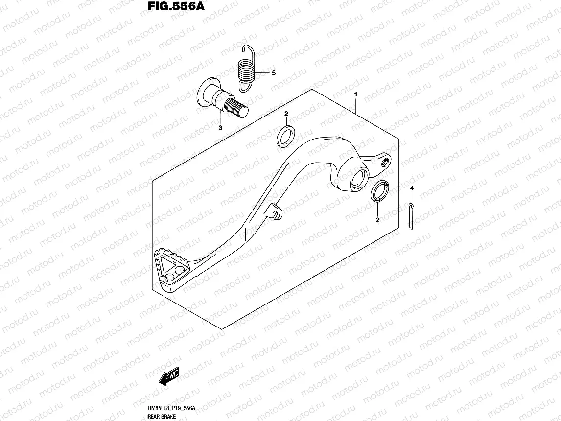 556A - REAR BRAKE