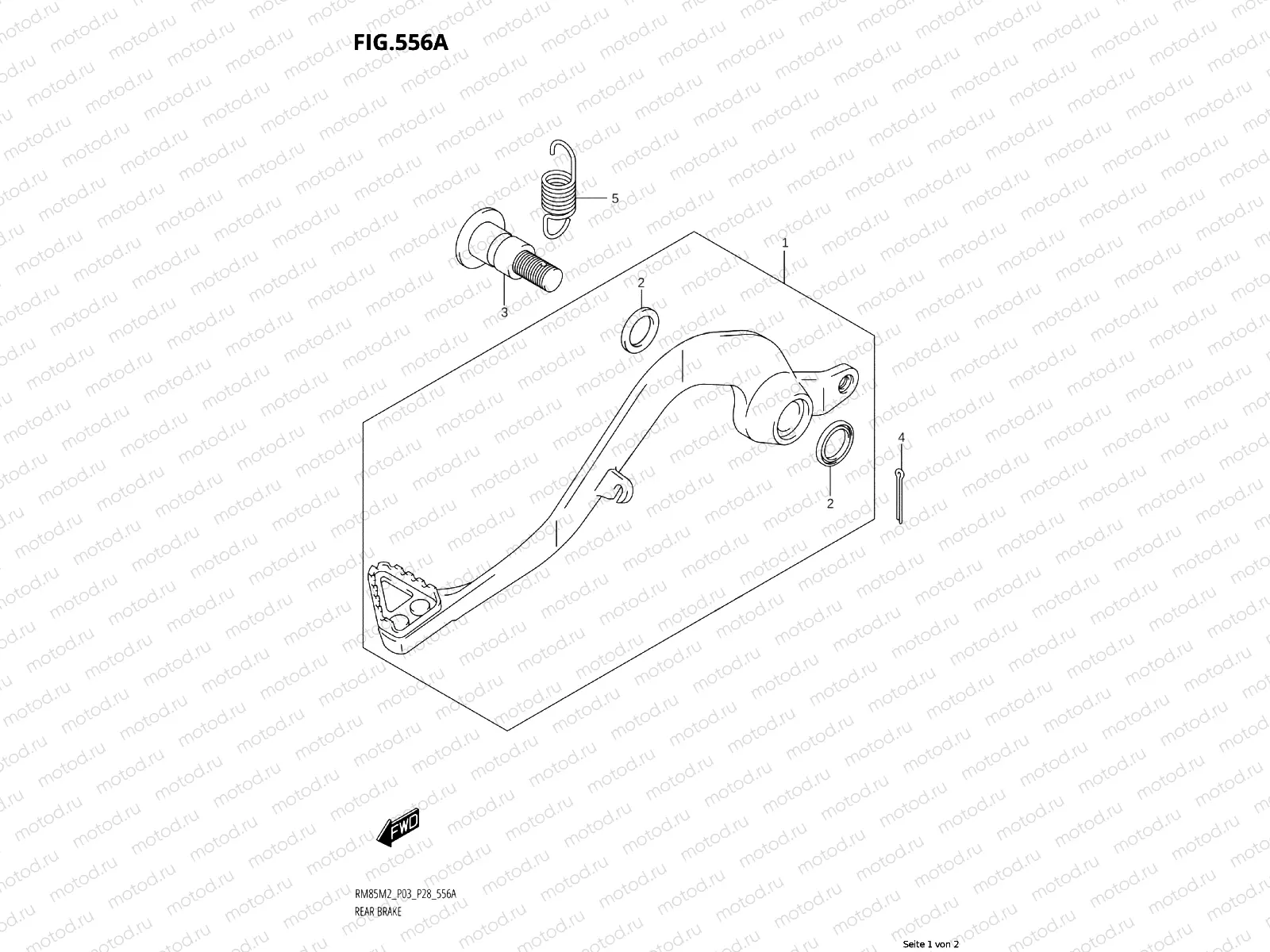 556A - REAR BRAKE