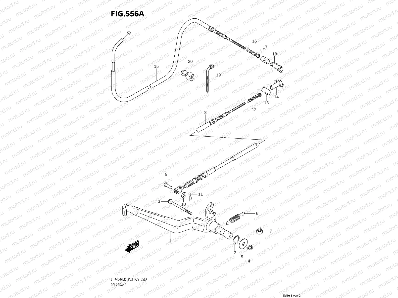 556A - REAR BRAKE
