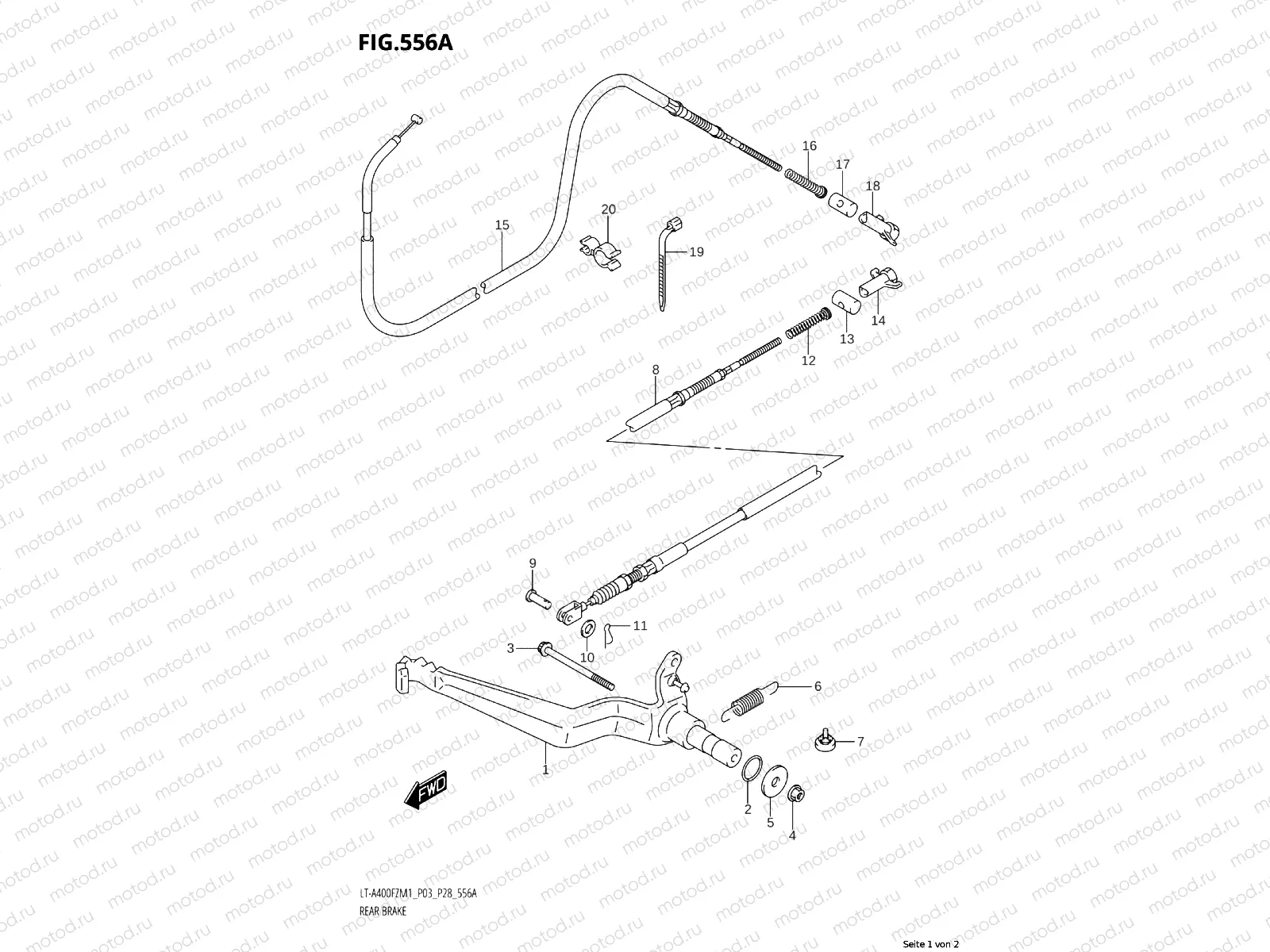 556A - REAR BRAKE