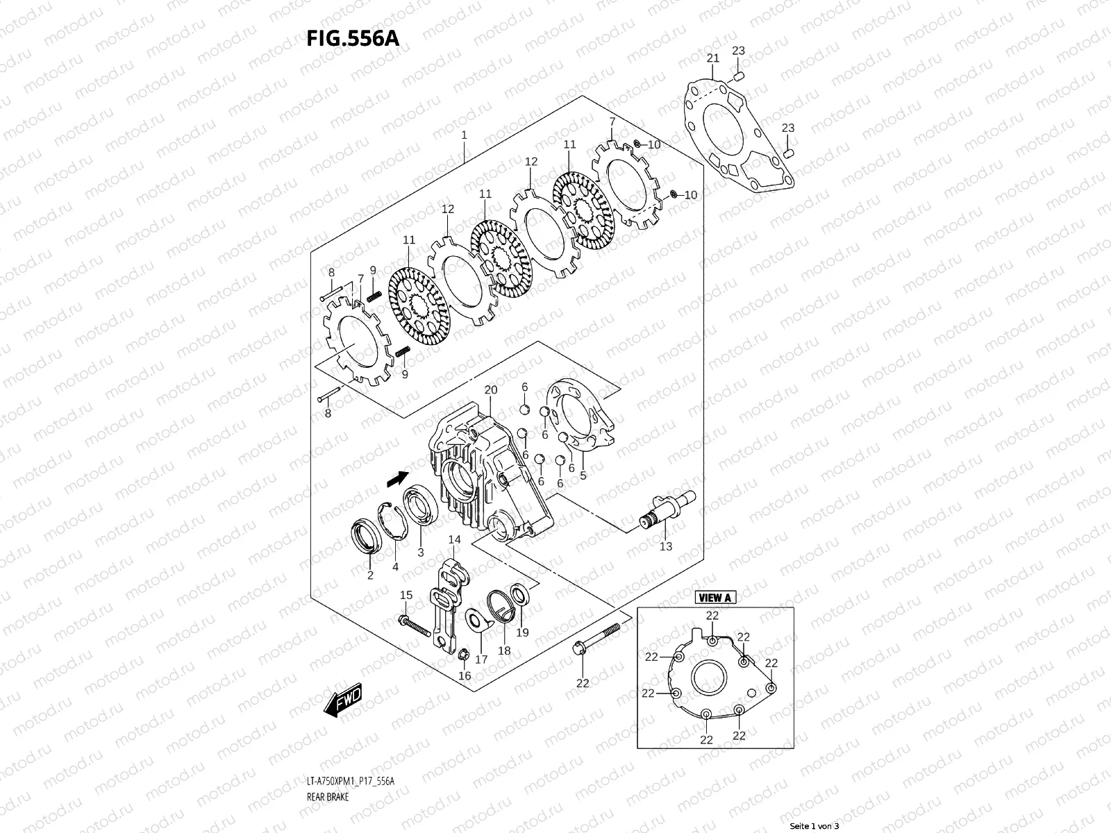 556A - REAR BRAKE