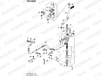 558A - REAR MASTER CYLINDER