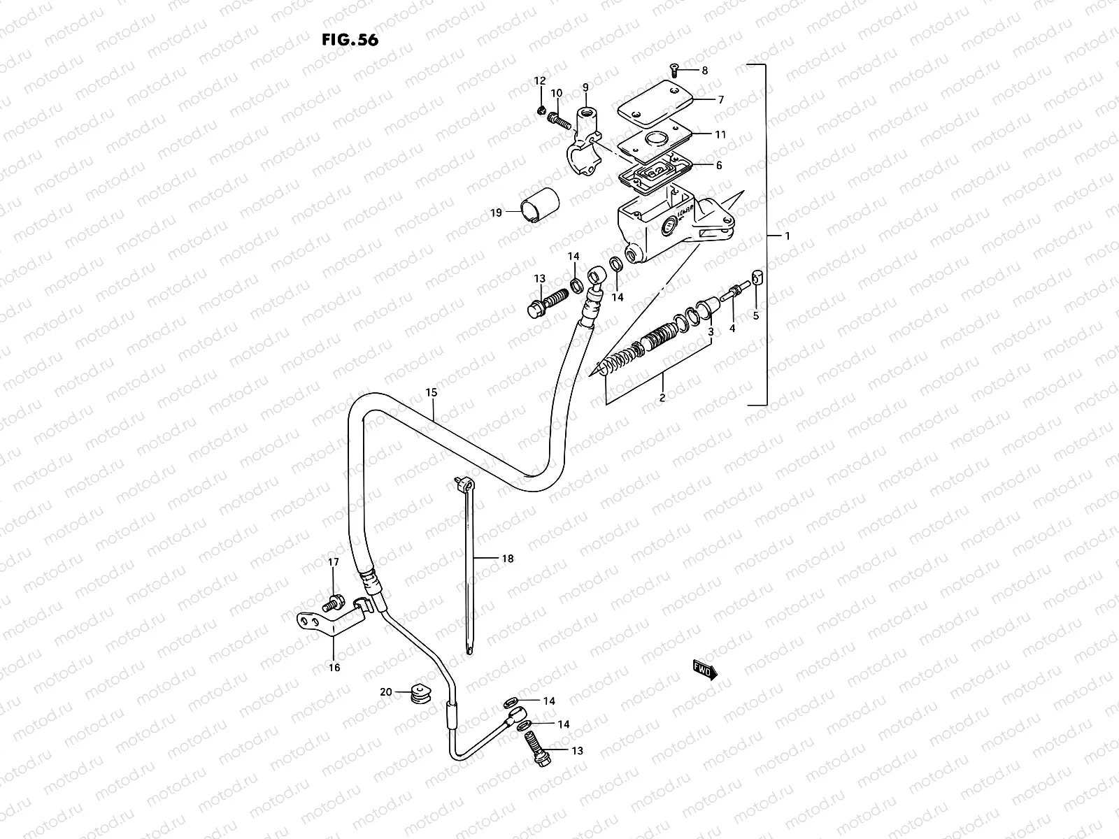 56 - CLUTCH CYLINDER