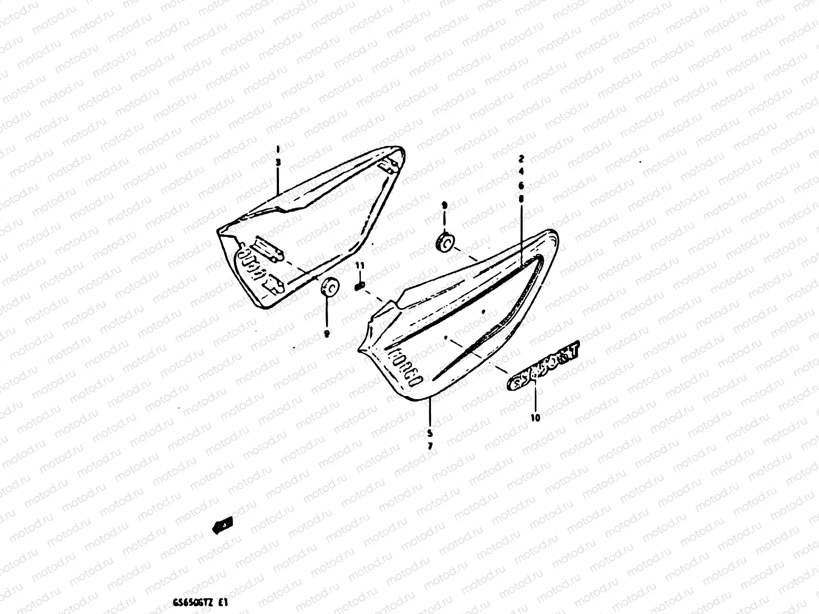 56 - FRAME COVER (MODEL X)