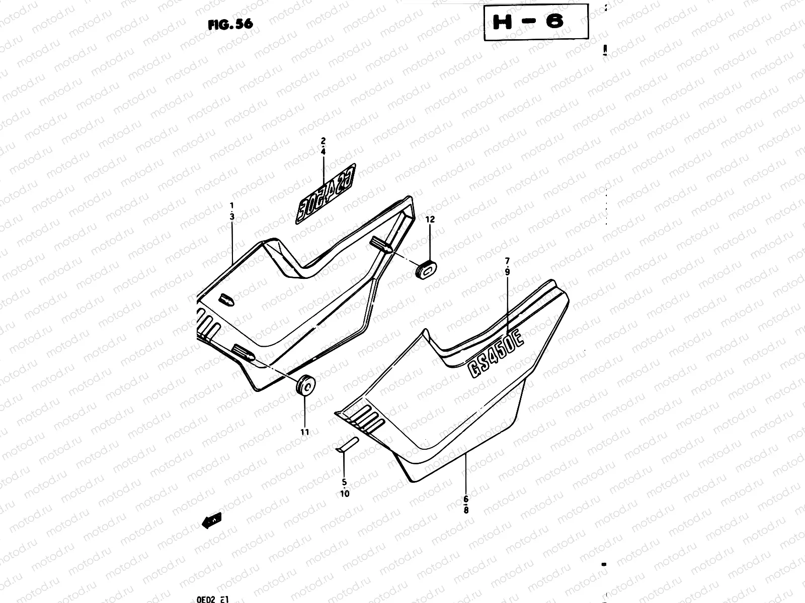 56 - FRAME COVER (MODEL Z)
