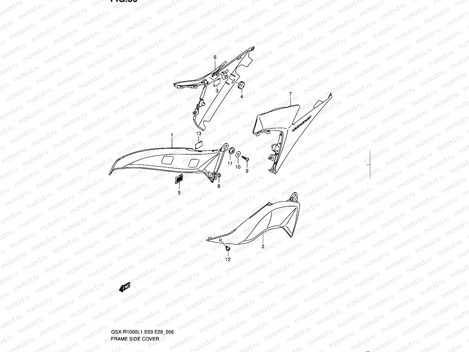 56 - FRAME SIDE COVER