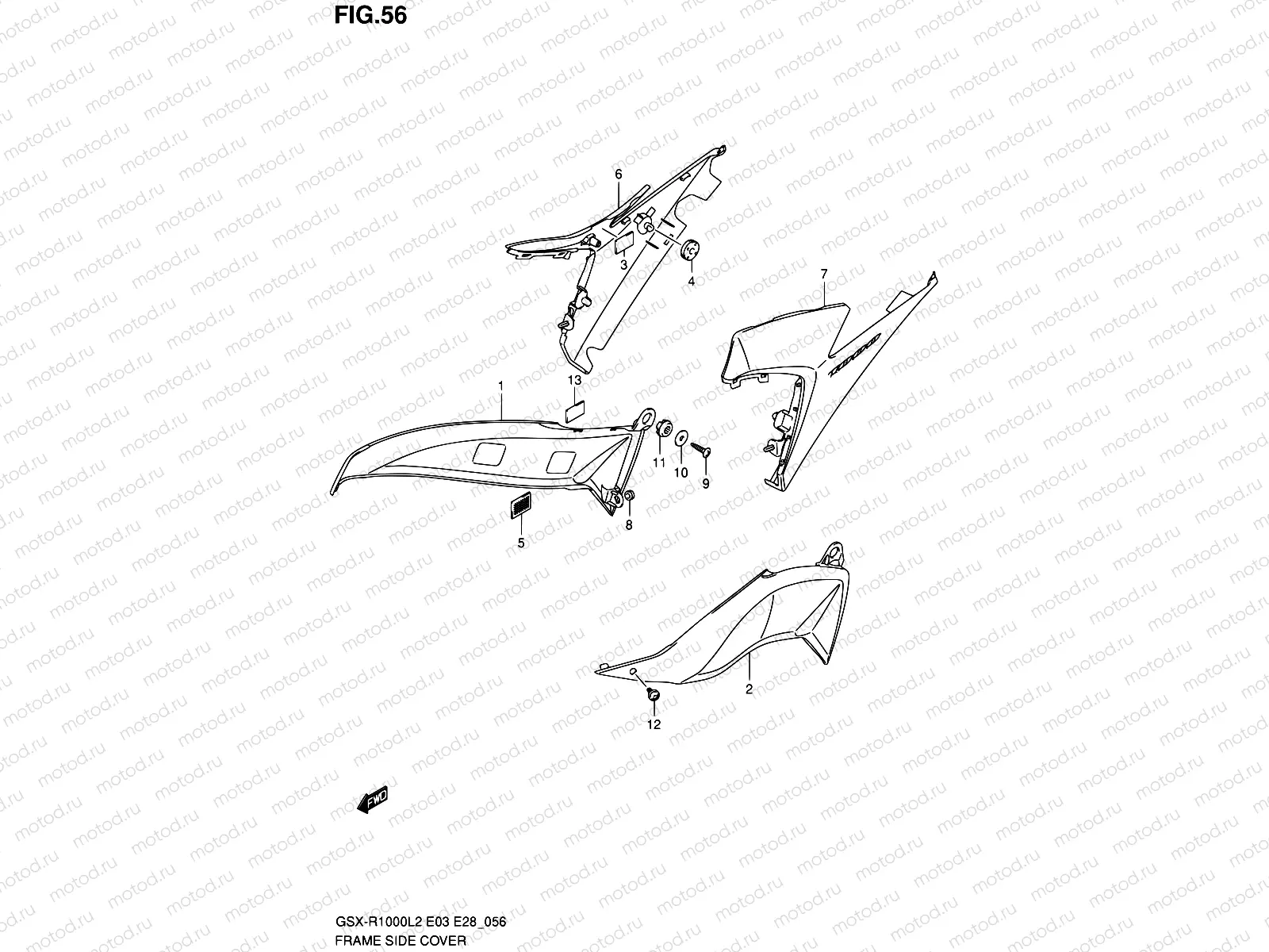 56 - FRAME SIDE COVER