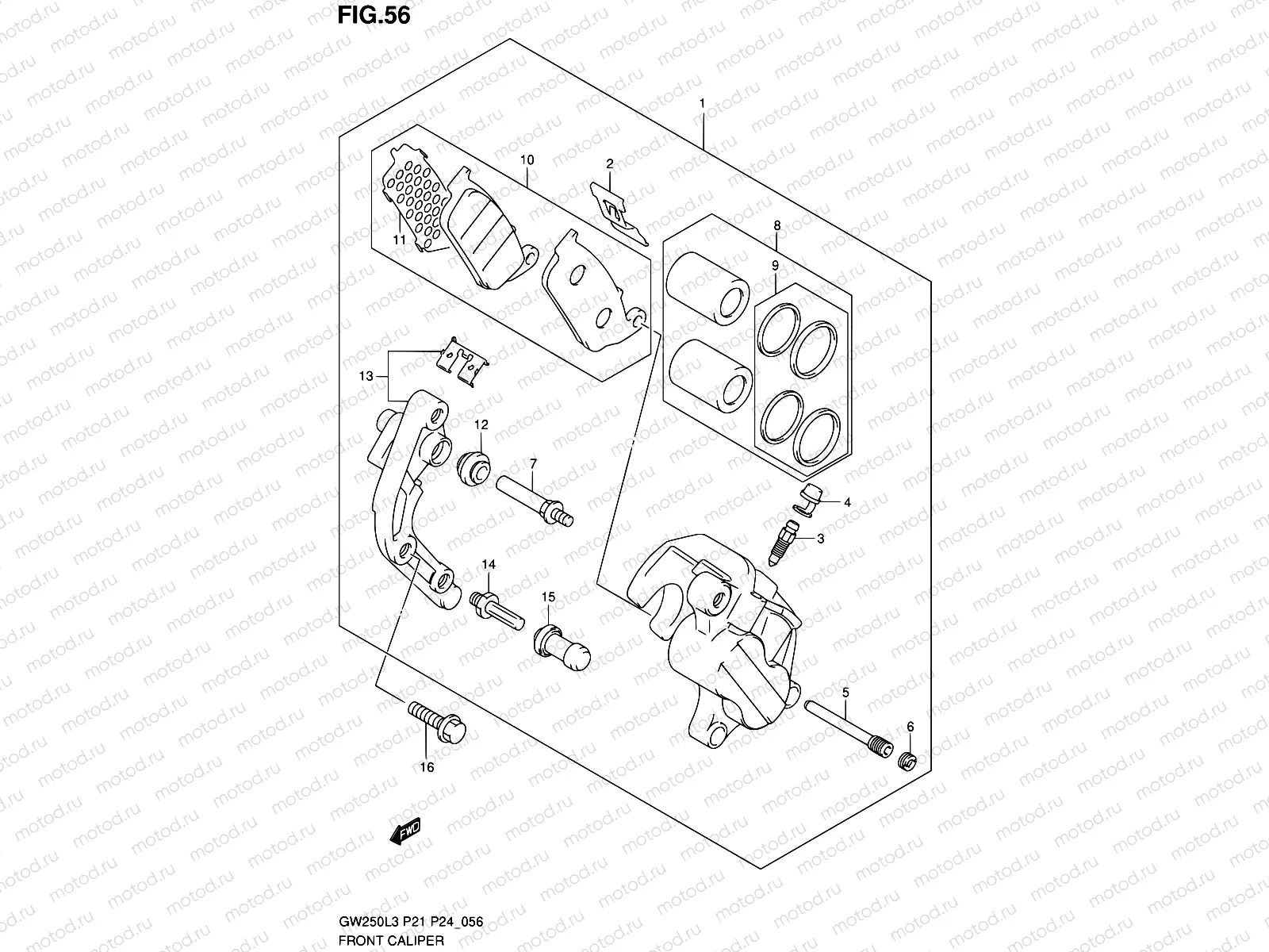 56 - FRONT CALIPER
