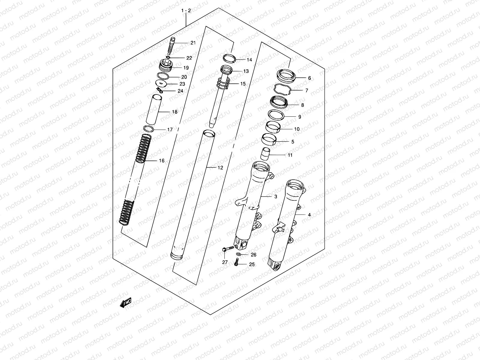 56 - FRONT DAMPER