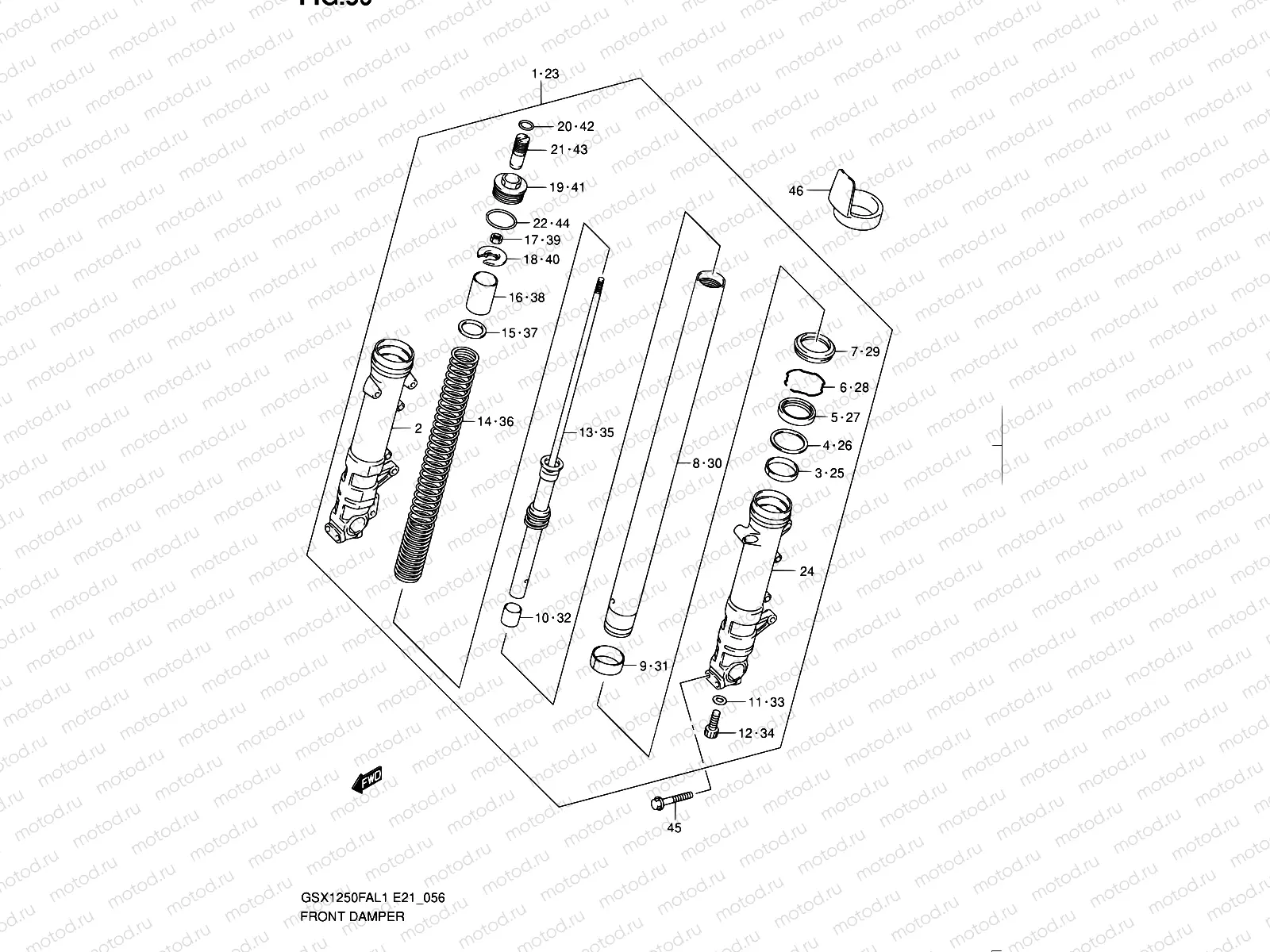 56 - FRONT DAMPER