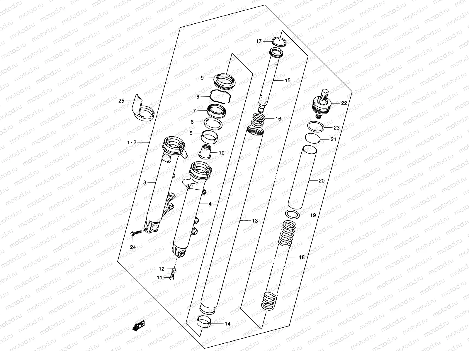 56 - FRONT FORK DAMPER (GSF650SK5/SUK5/SAK5/SUAK5/SK6/SUK6/SAK6/SUAK6)