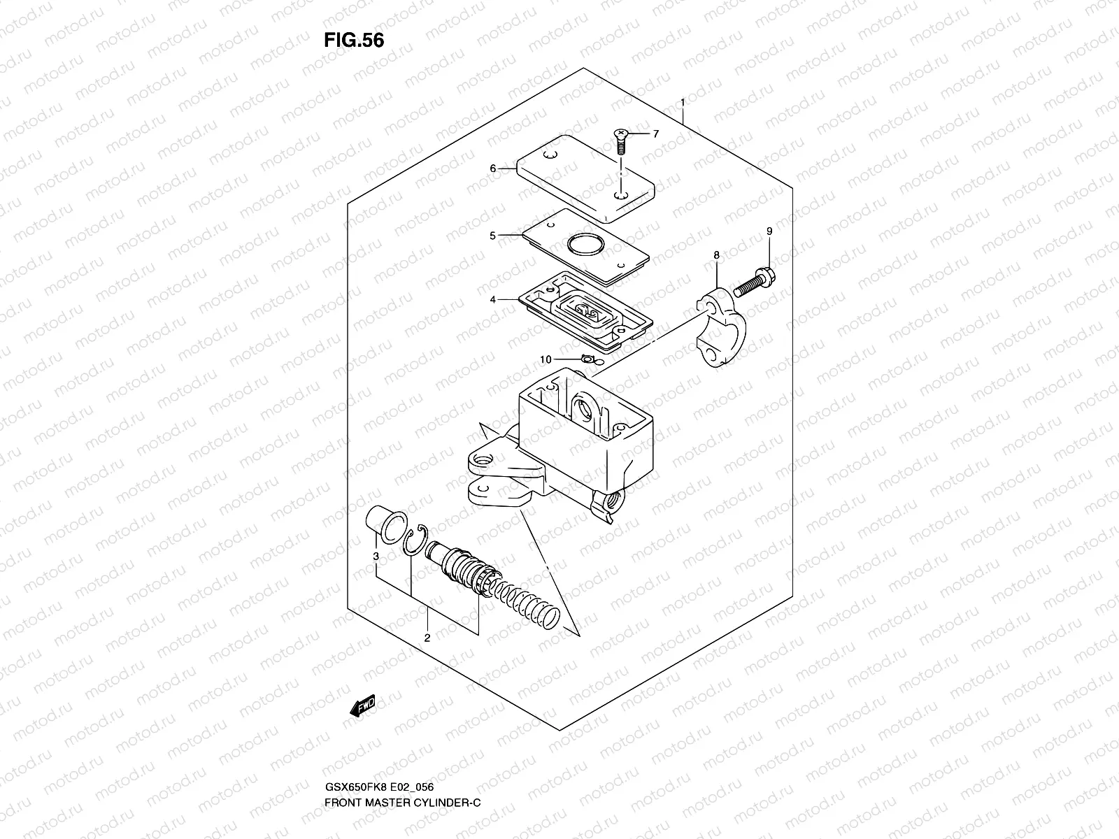 56 - FRONT MASTER CYLINDER