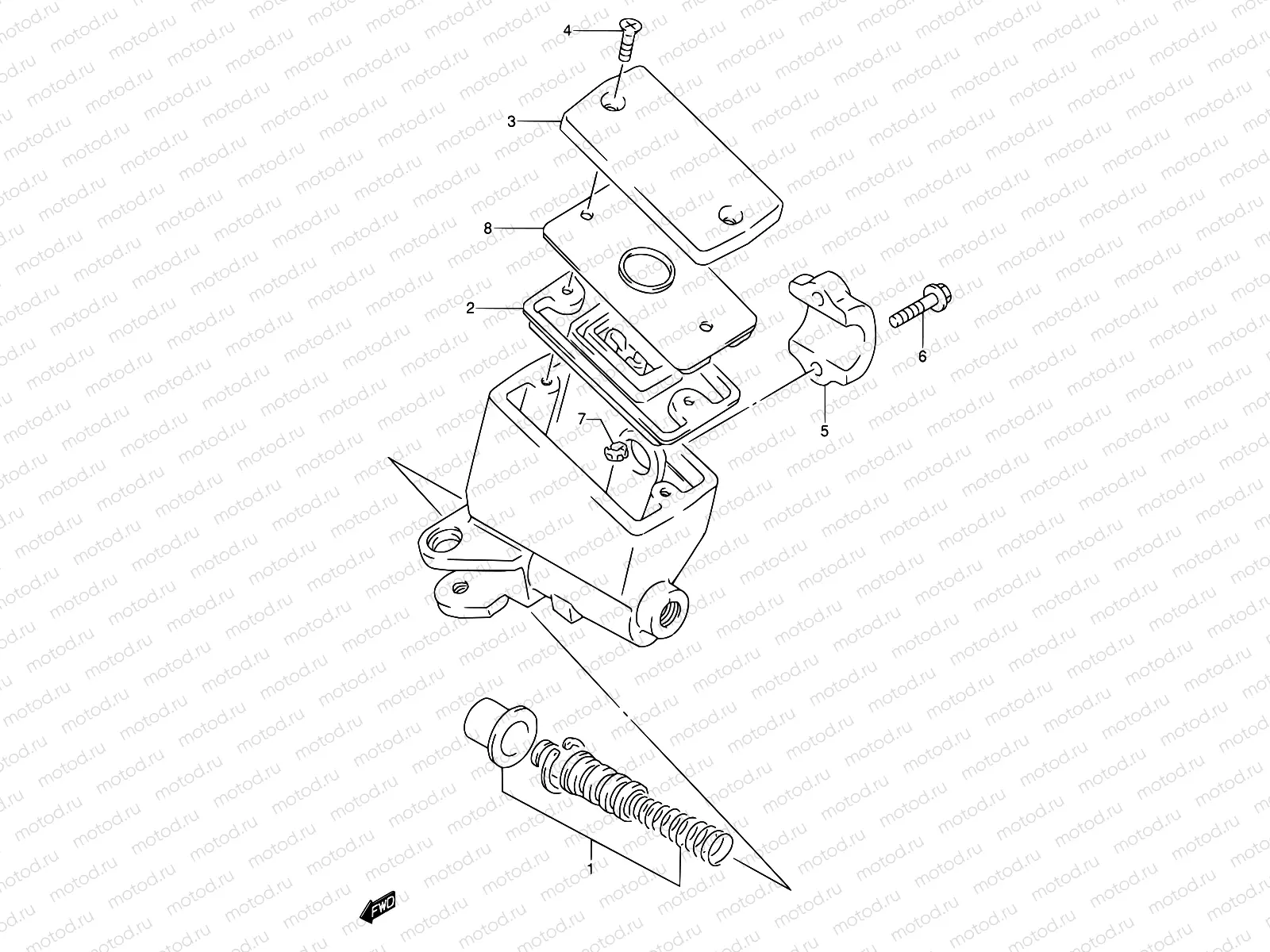 56 - FRONT MASTER CYLINDER