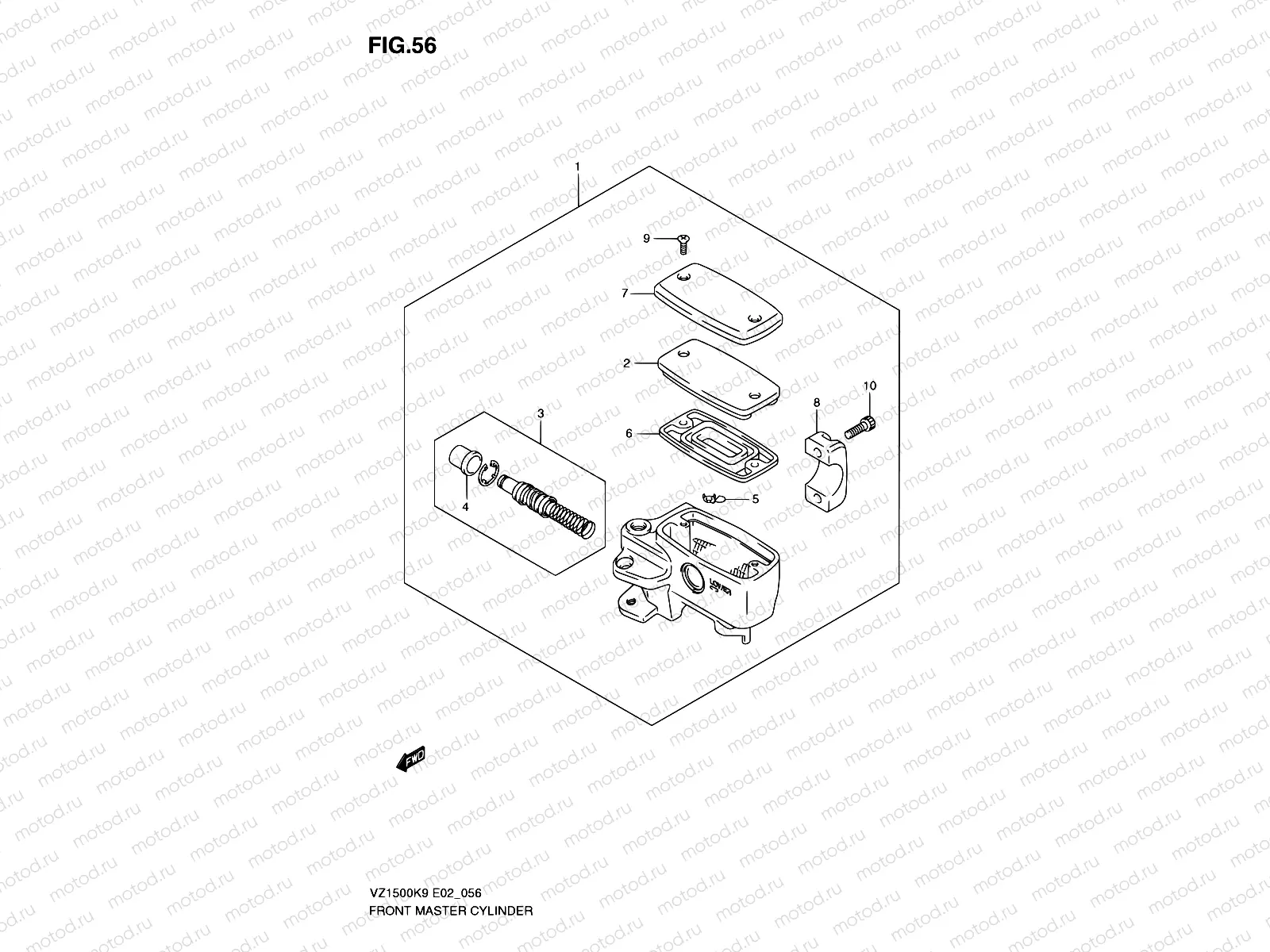 56 - FRONT MASTER CYLINDER