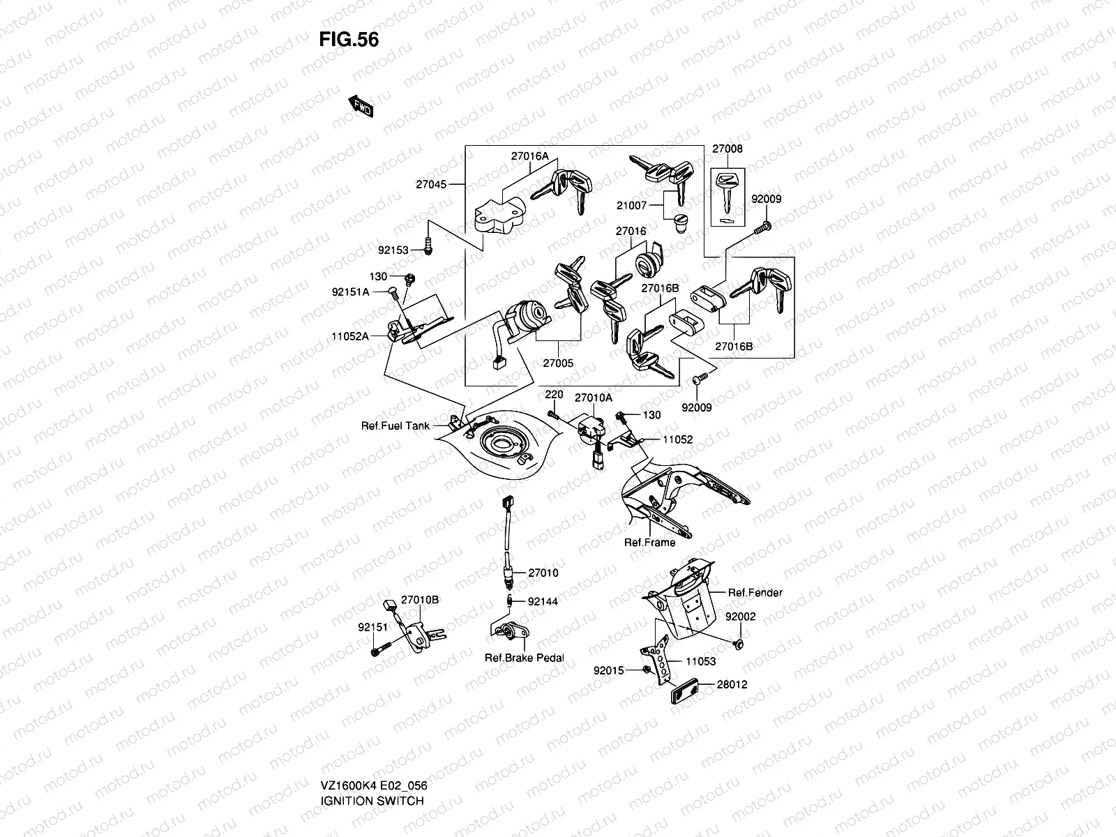 56 - IGNITION SWITCH