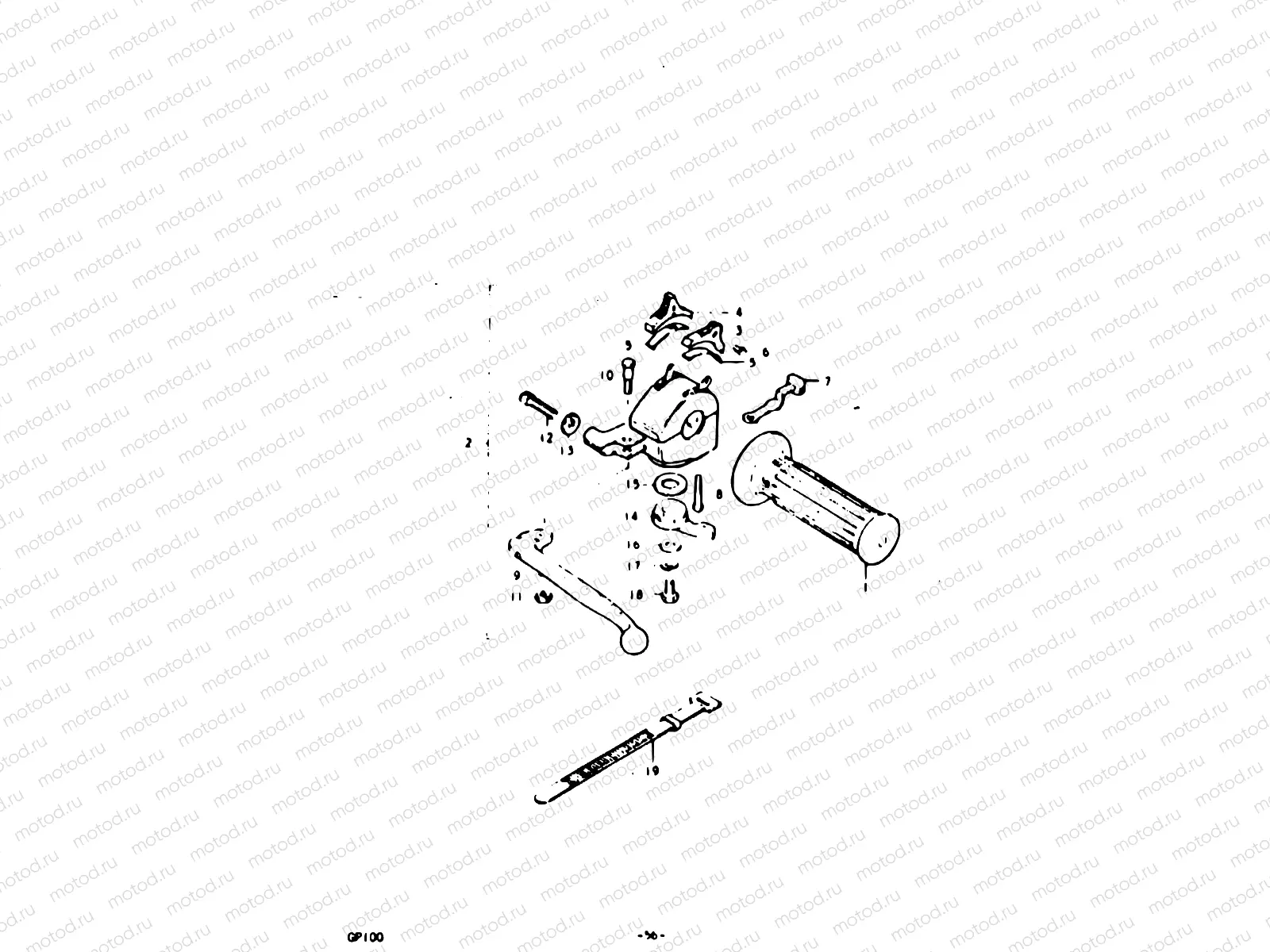 56 - LEFT HANDLE SWITCH