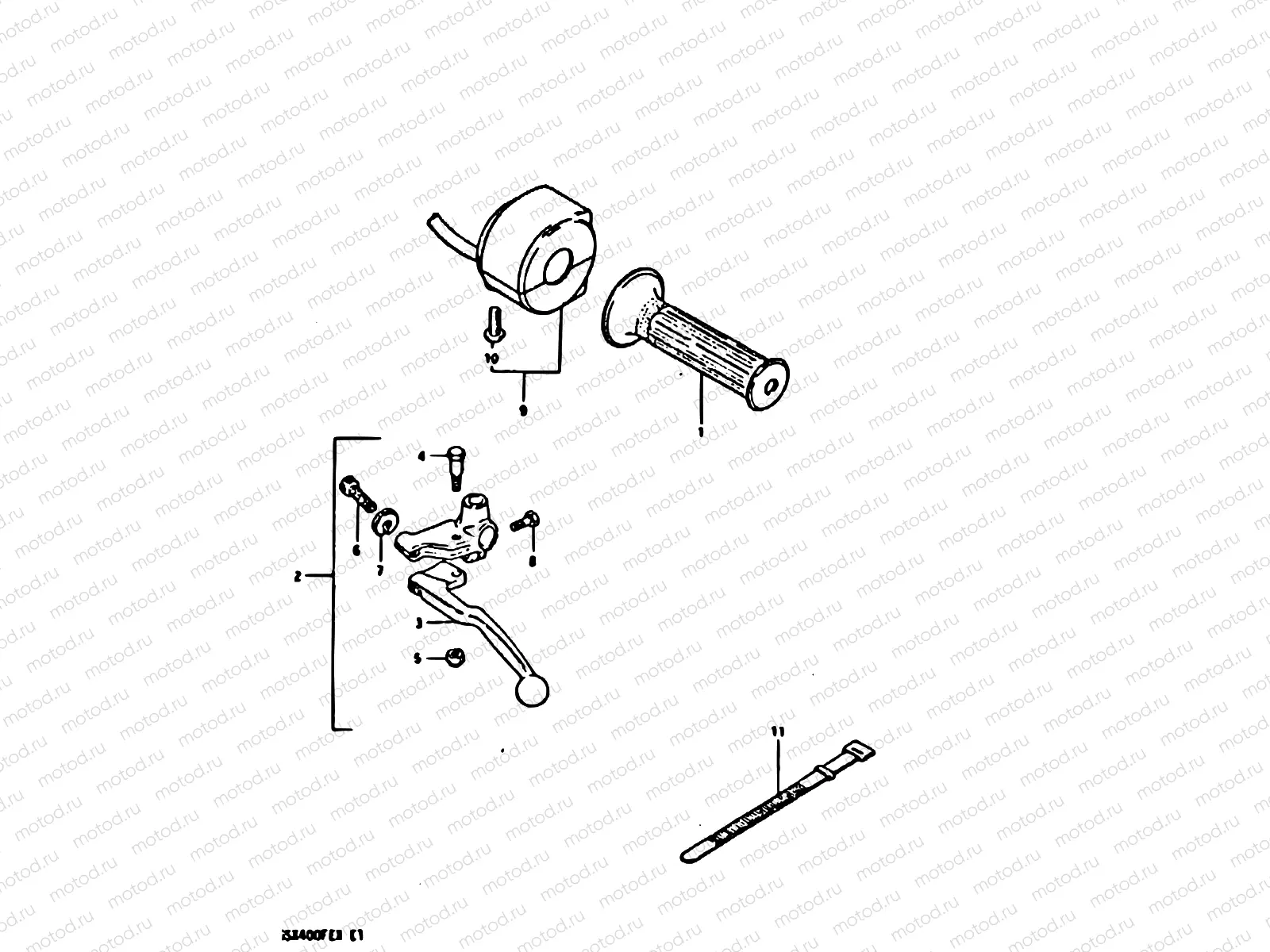 56 - LEFT HANDLE SWITCH